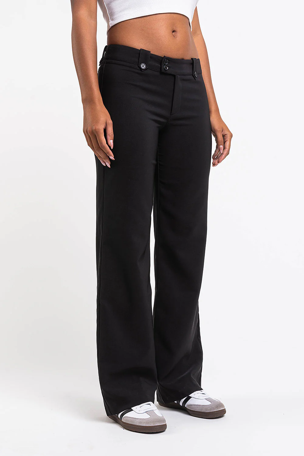 Bonnie 01Low Rette Dressbukser - Black - Image 4
