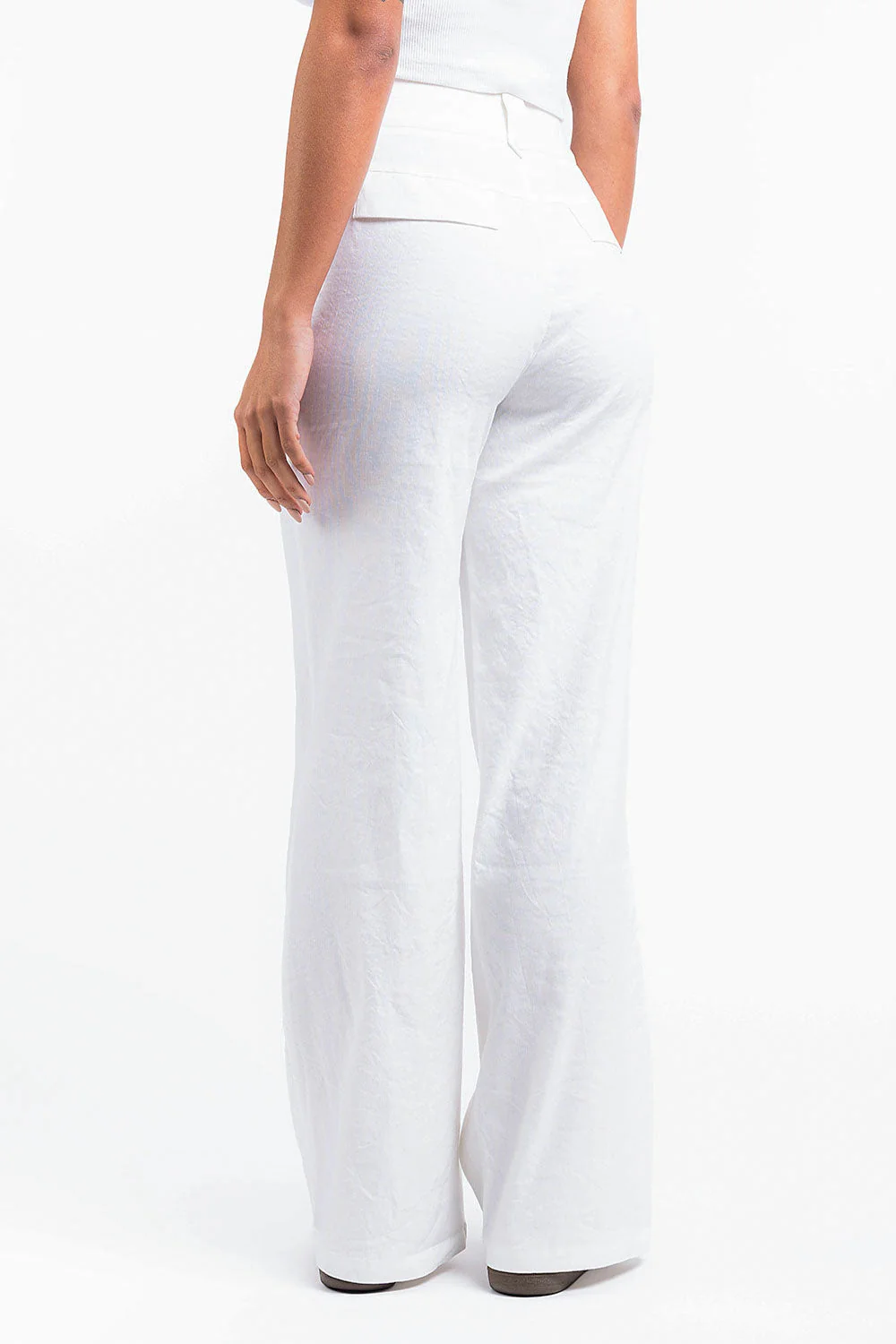 Bonnie 05High Rette Linbukser - White - Image 3