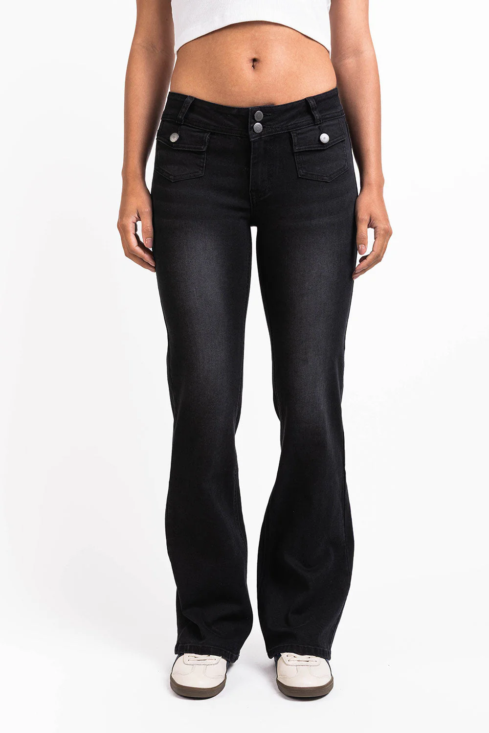 Celine 01Low Bootcut Jeans - Black - Image 3