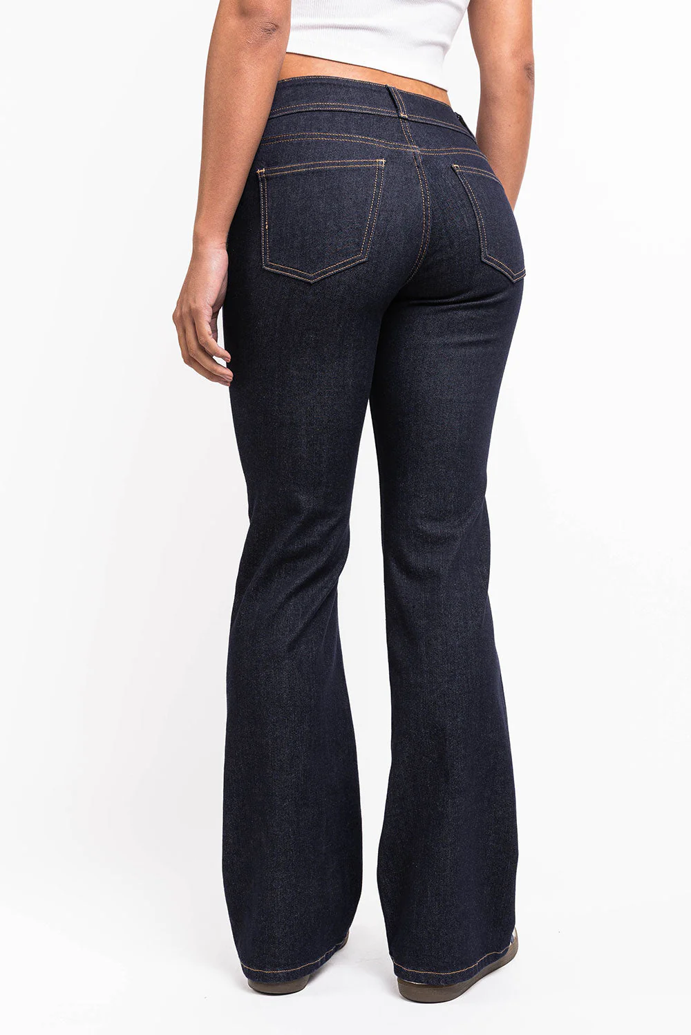Celine 01Low Bootcut Jeans - Raw Denim - Image 2