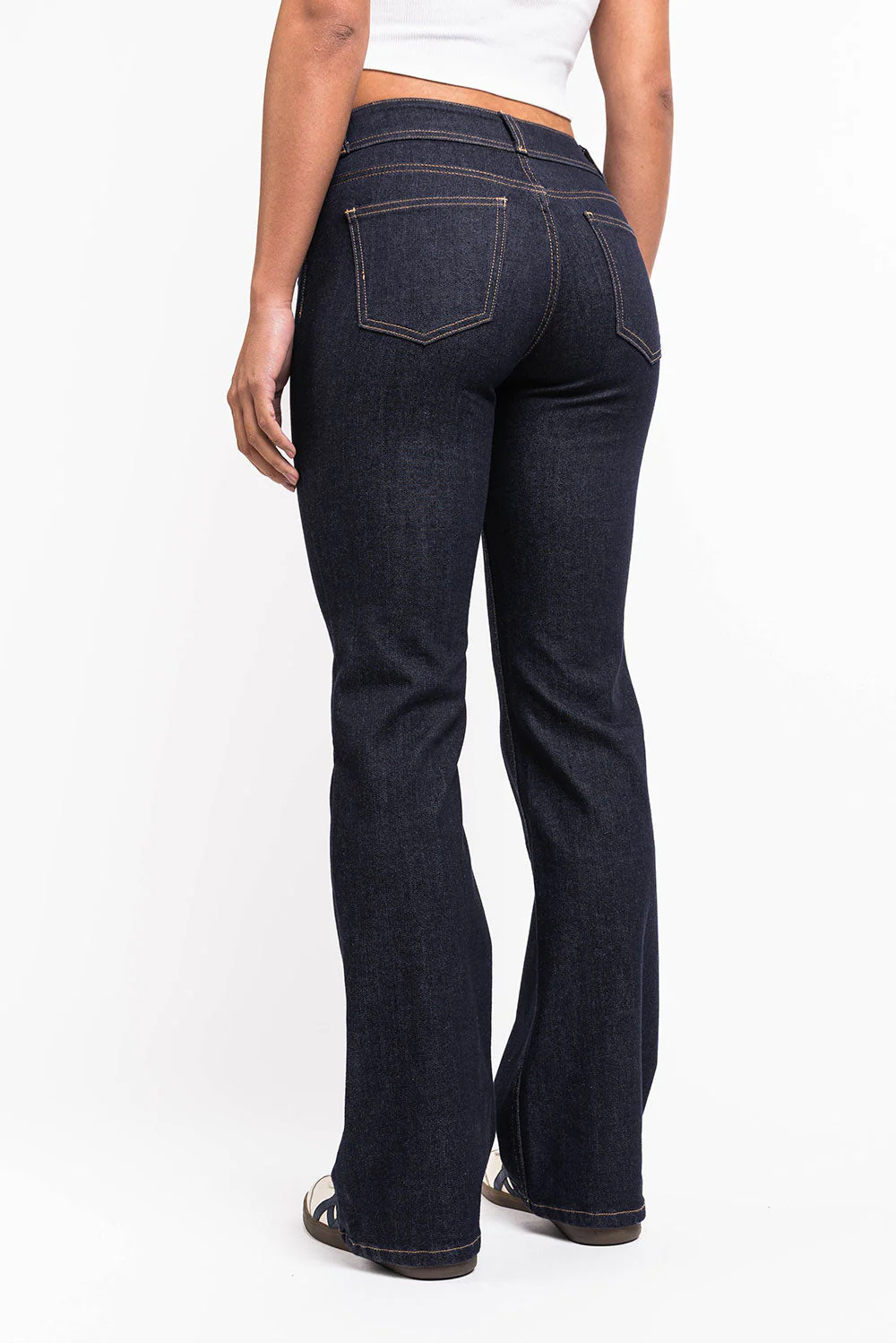 Celine 01Low Bootcut Jeans - Raw Denim - Image 5