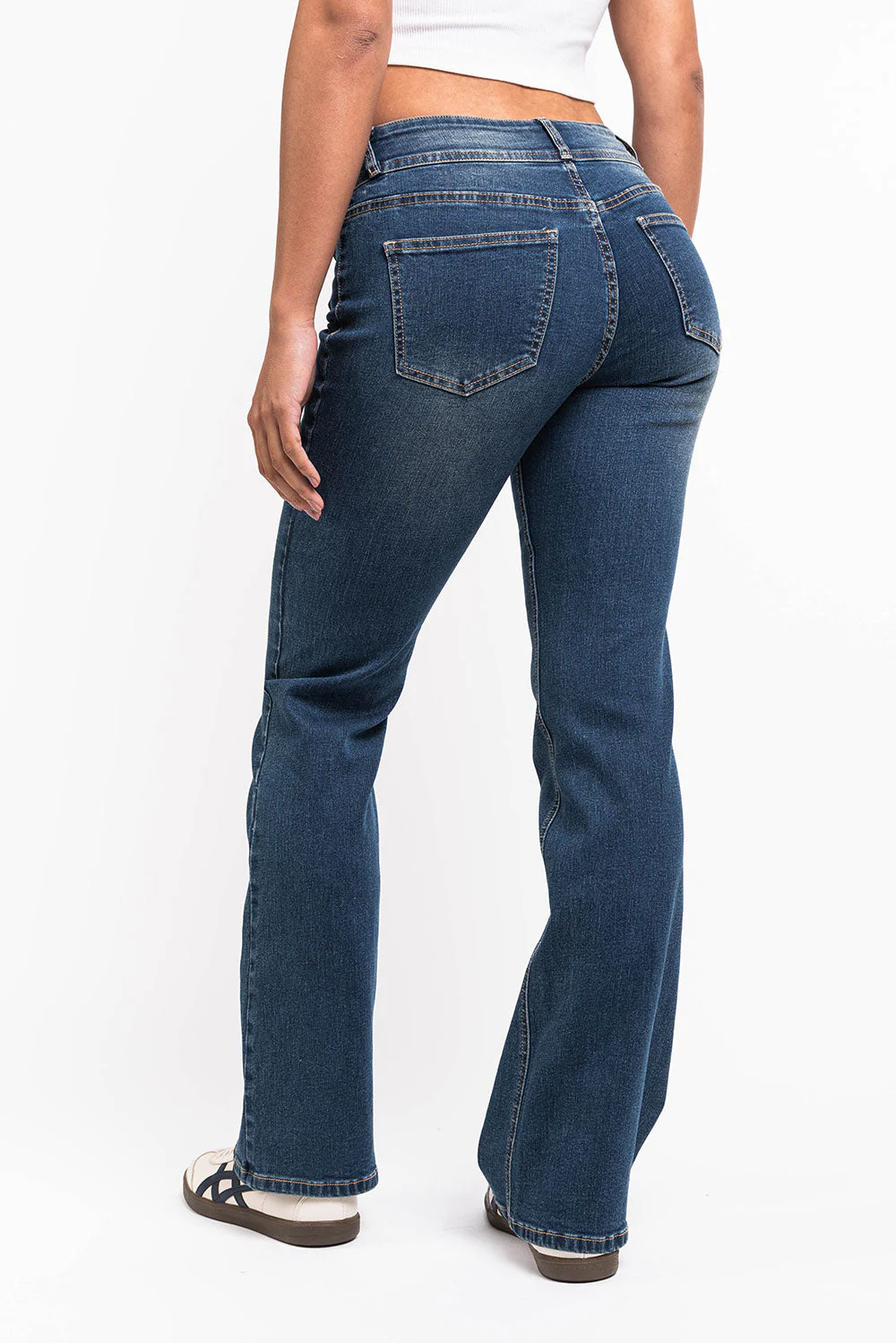 Celine 01Low Bootcut Jeans - Vintage Blue - Image 5