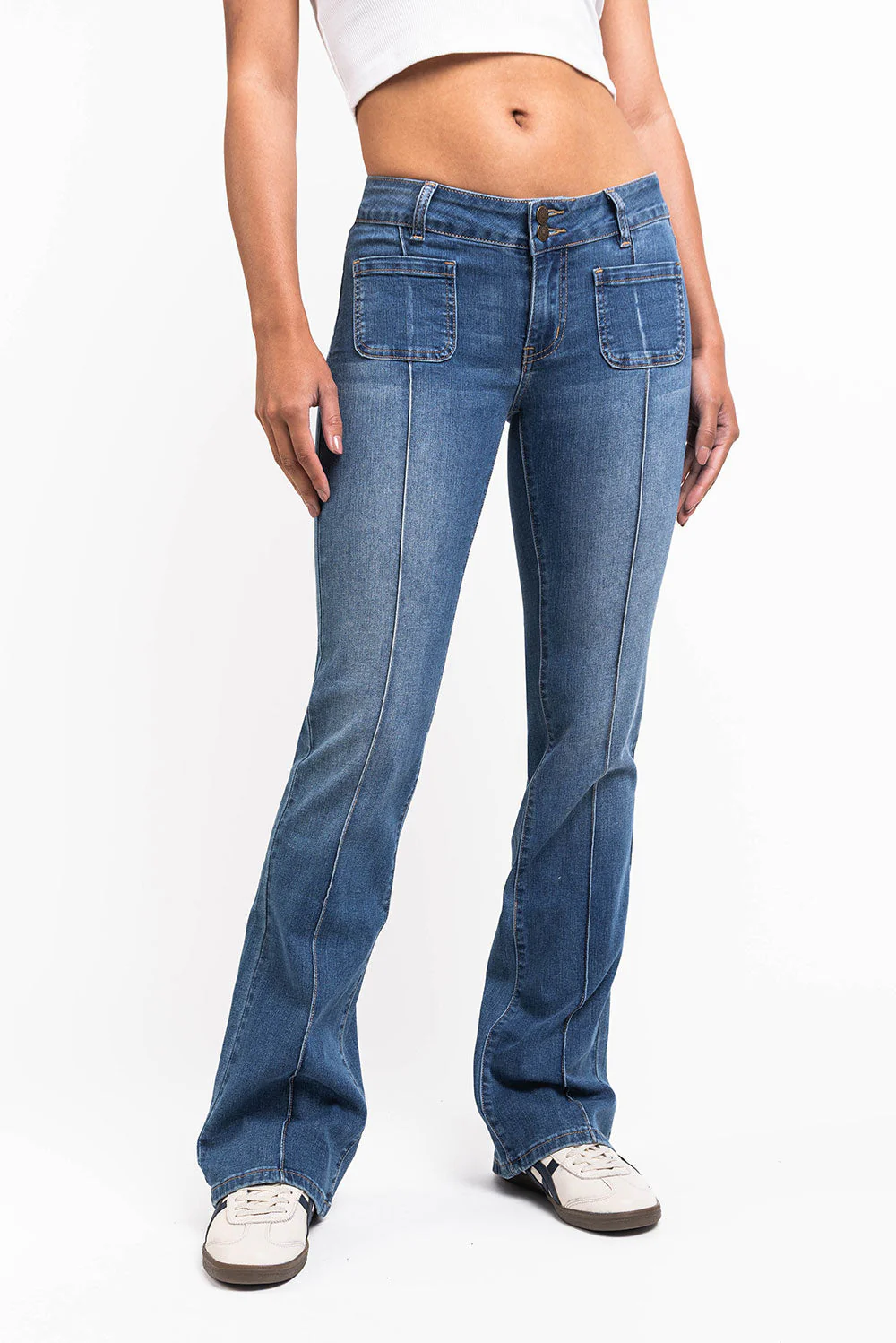 Claire 01Low Bootcut Jeans - Blue - Image 3