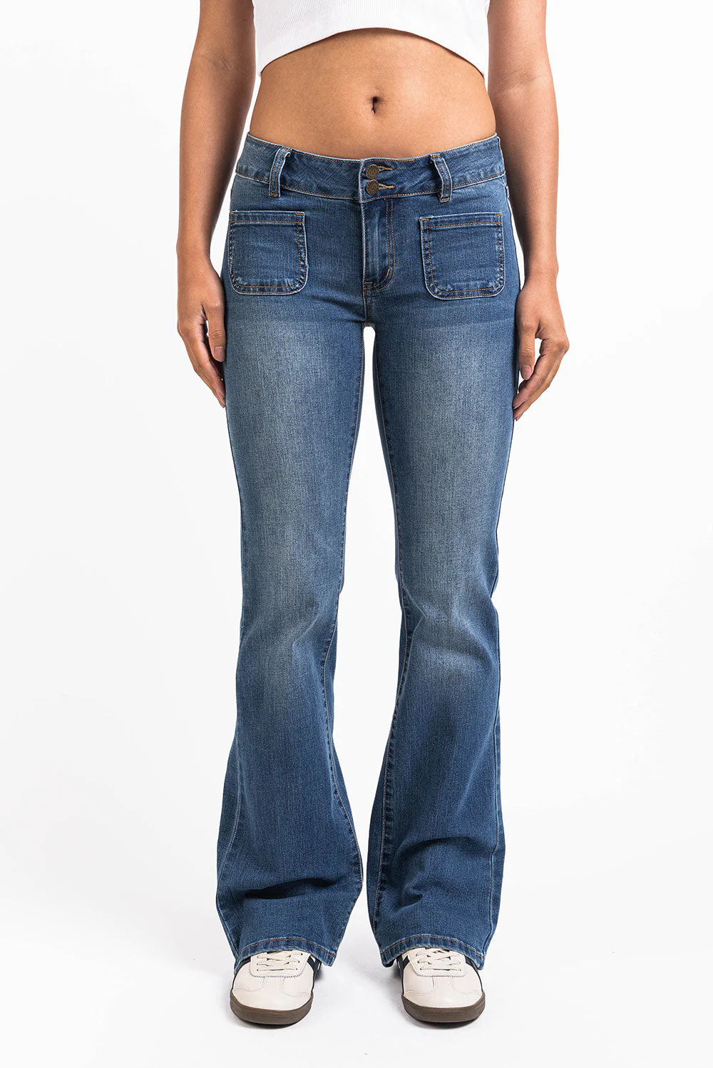 Claire 04Low Bootcut Jeans - Blue - Image 3