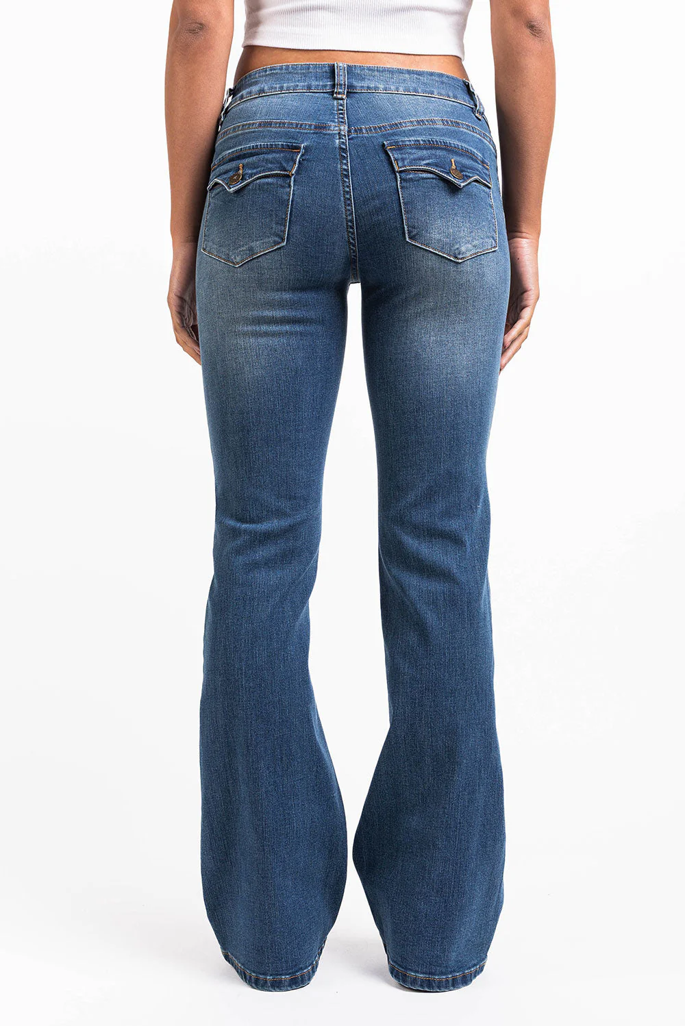Claire 04Low Bootcut Jeans - Blue - Image 4