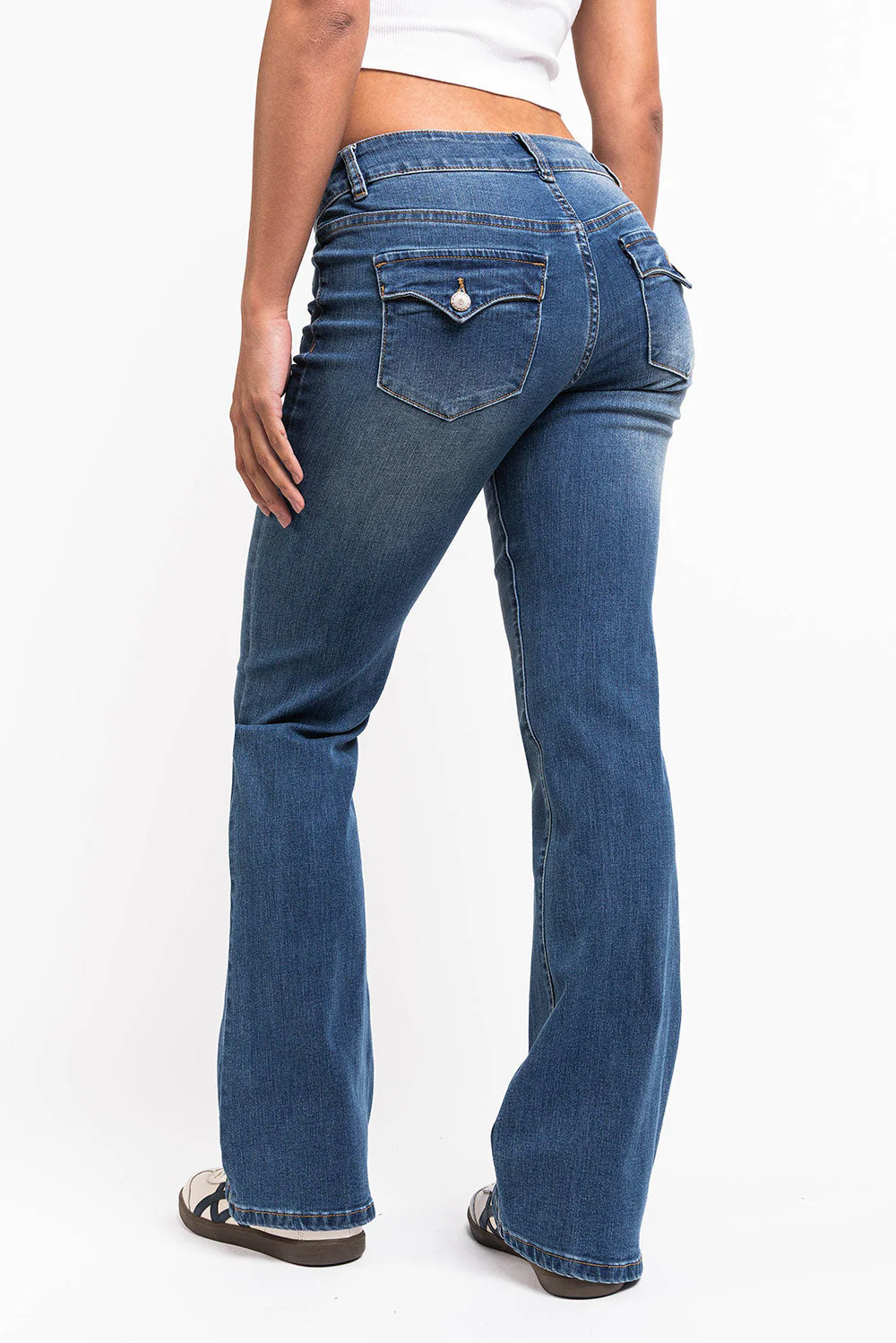 Claire 04Low Bootcut Jeans - Blue - Image 5