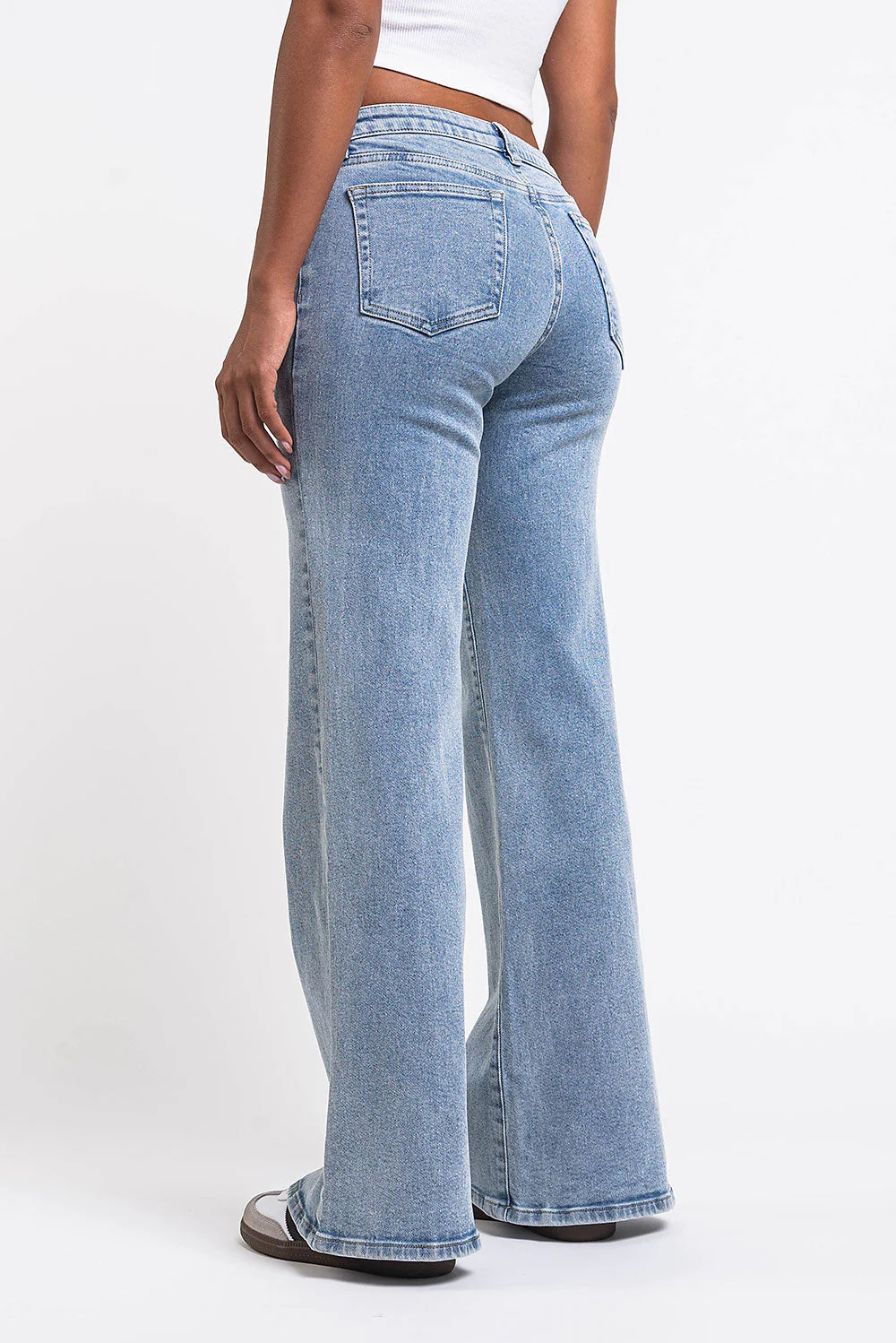 Dina 01Low Vide Jeans - Mid Blue - Image 2