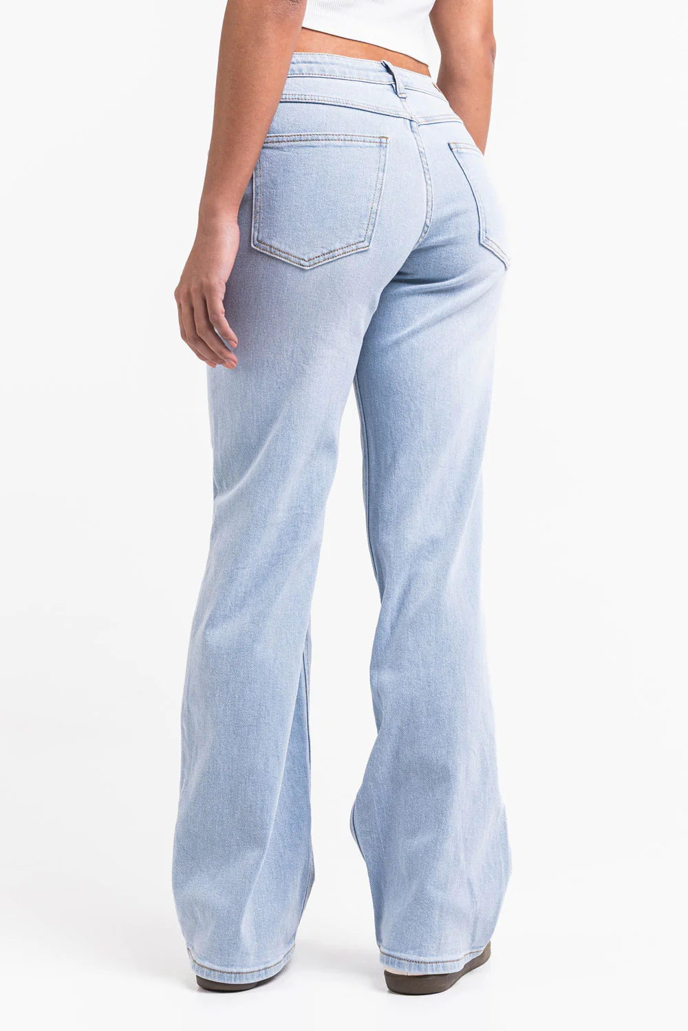 Dina 02Mid Rette Jeans - Bleach Blue - Image 2