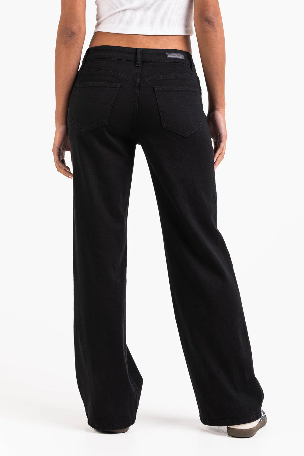 Disa 01Mid Rette Jeans - Black - Image 5
