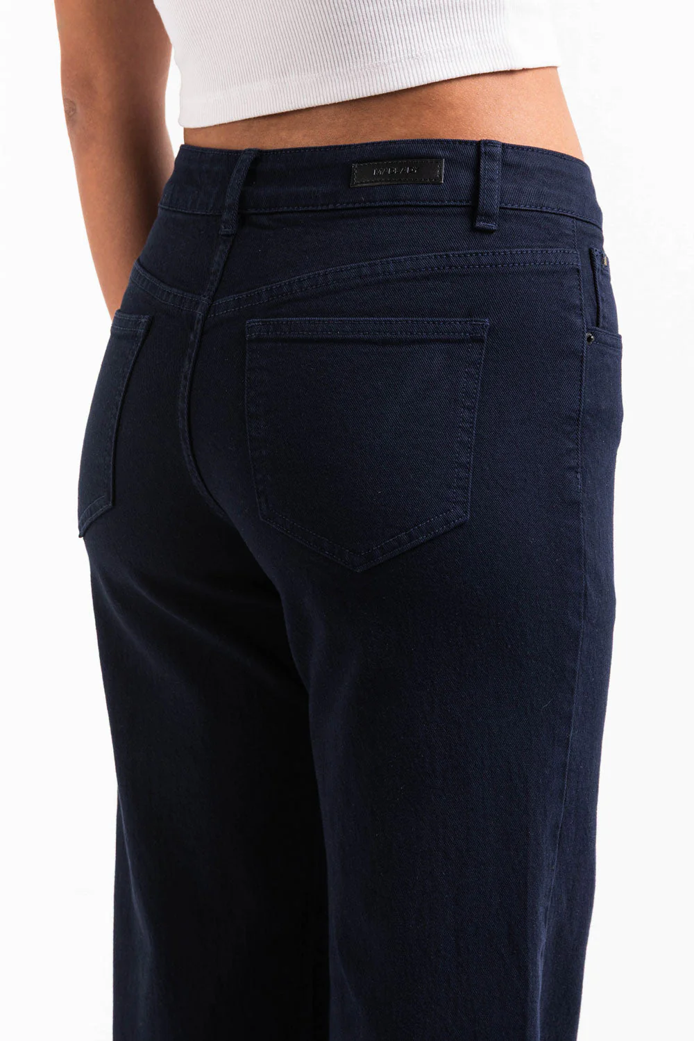 Disa 01Mid Rette Jeans - Navy - Image 6