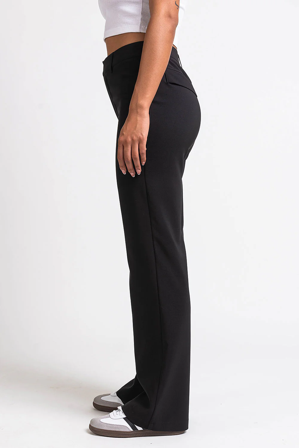 Drew 01High Rette Dressbukser - Black - Image 5