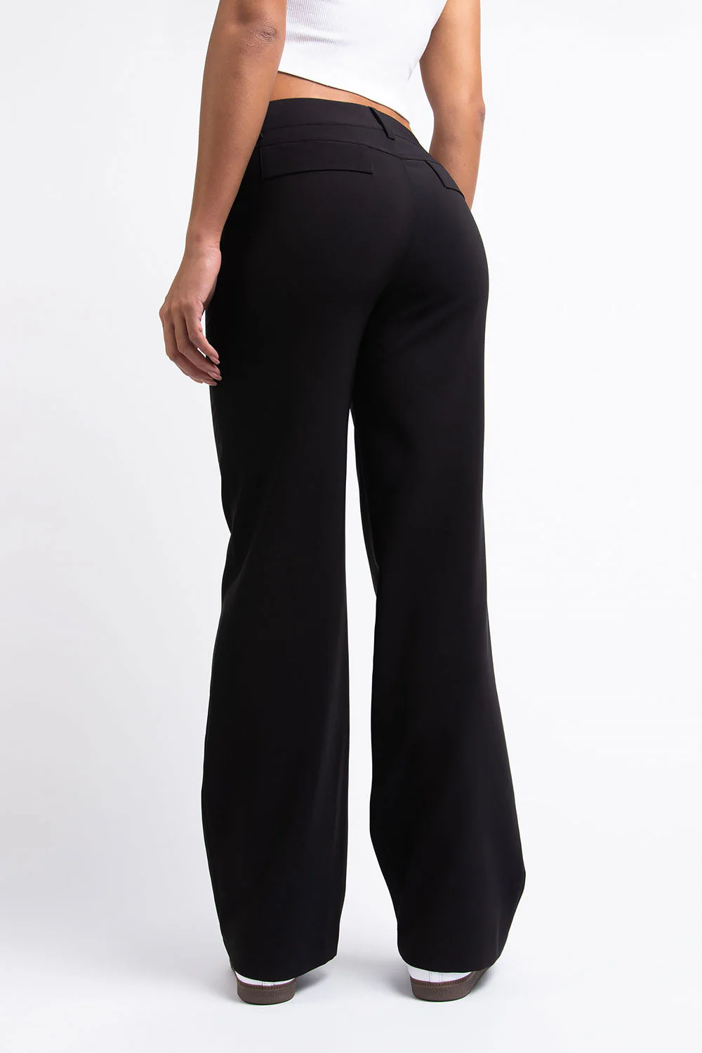 Drew 01Low Rette Dressbukser - Black - Image 3