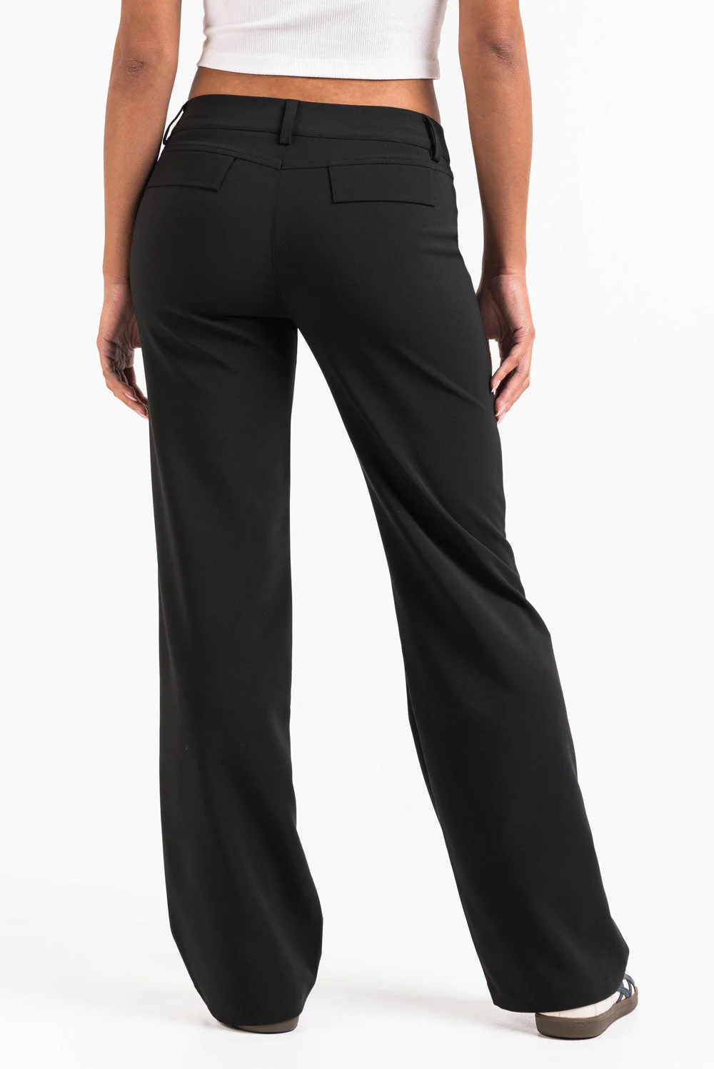 Drew 01Low Rette Dressbukser V2 - Black - Image 5