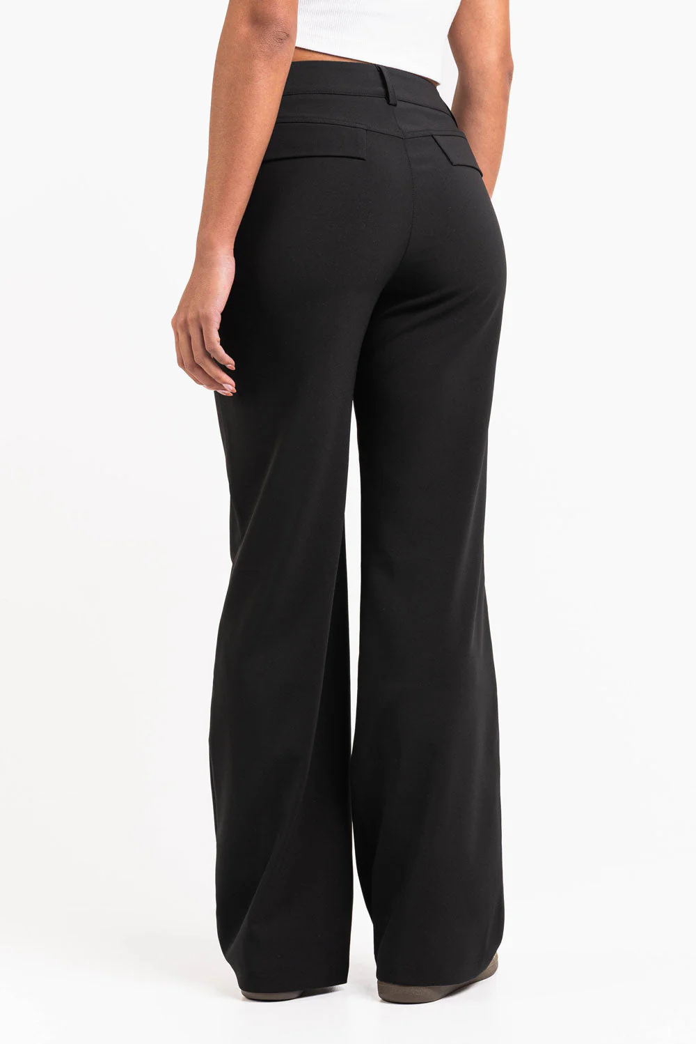 Drew 03Mid Rette Dressbukser V2 - Black - Image 2