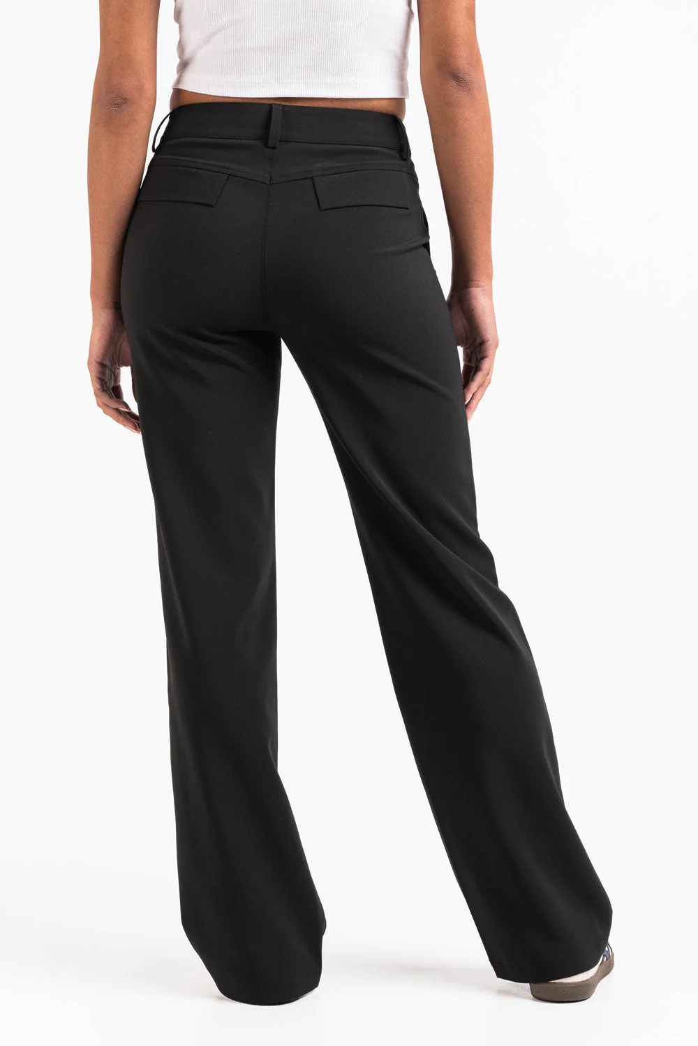 Drew 03Mid Rette Dressbukser V2 - Black - Image 7