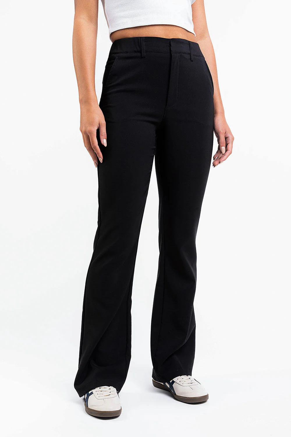 Drew 05High Bootcut Dressbukser - Black - Image 3