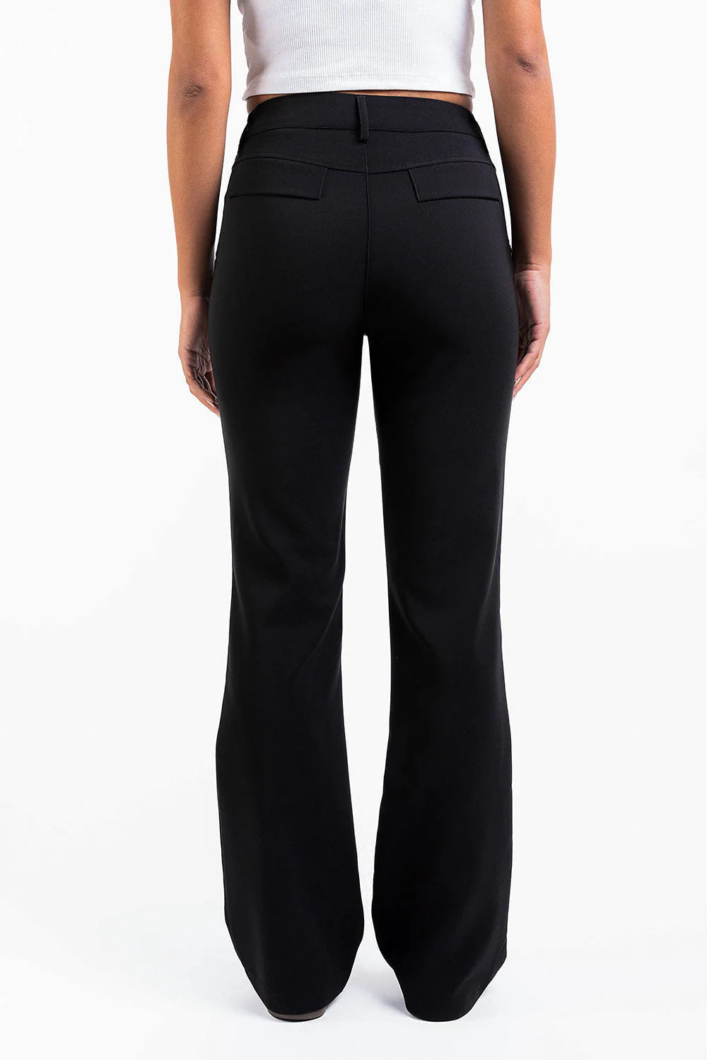 Drew 05High Bootcut Dressbukser - Black - Image 5