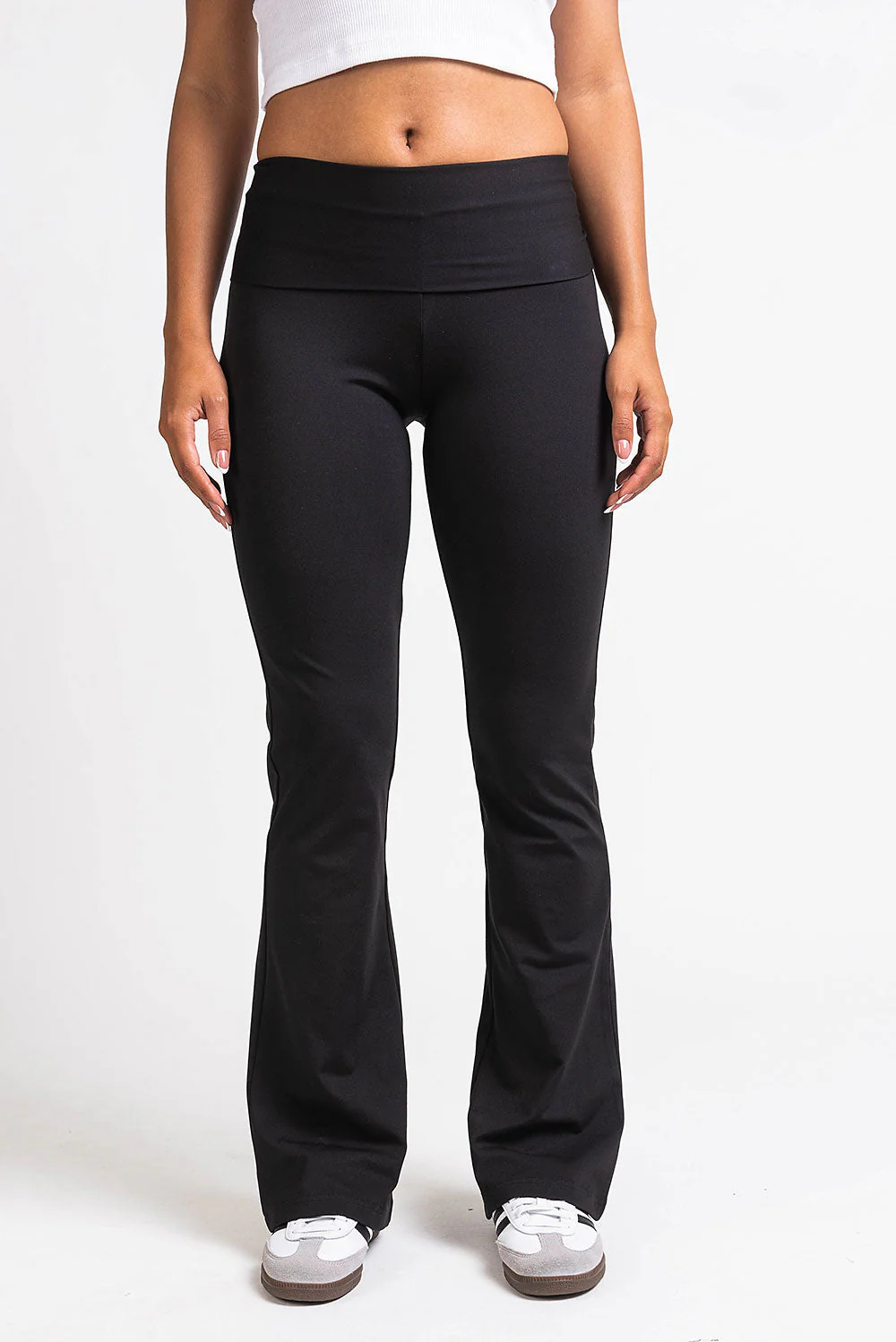 Geri 01High ActiveFlex Bootcut Leggings - Black - Image 4