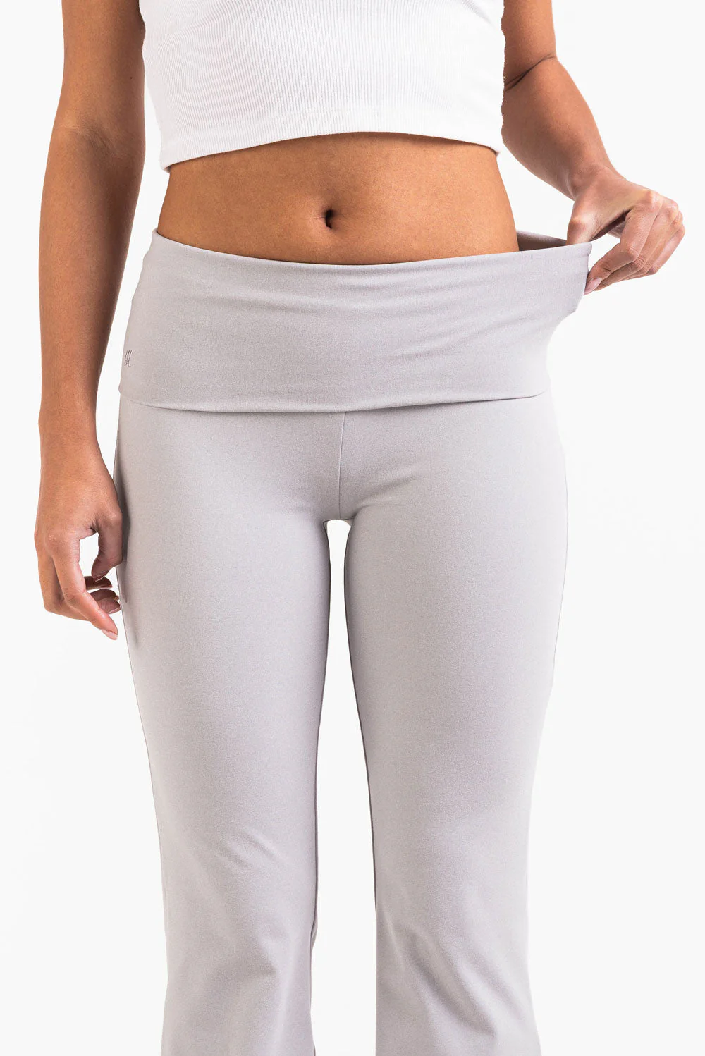 Geri 01High ActiveFlex Bootcut Bukser - Light Grey - Image 3
