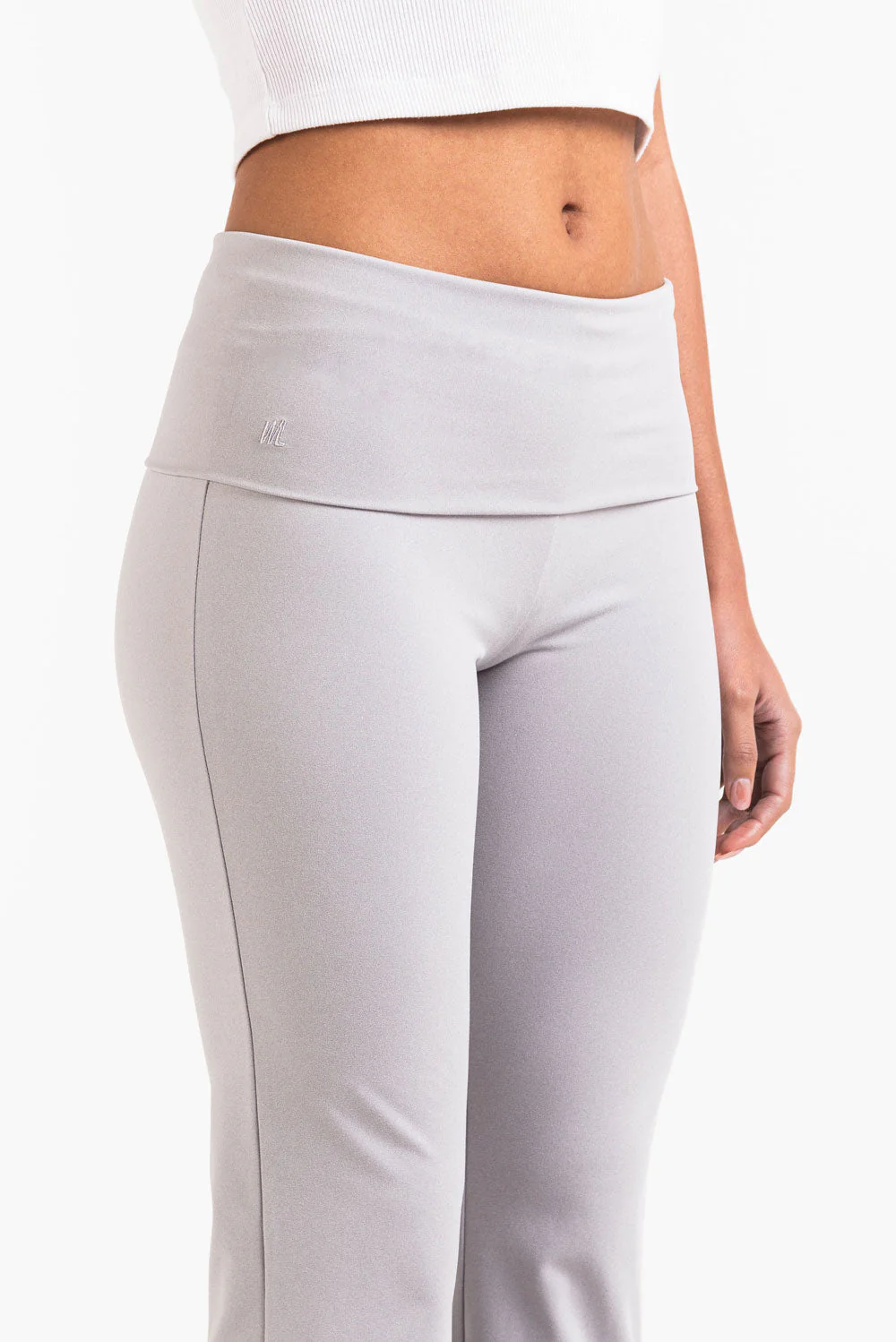 Geri 01High ActiveFlex Bootcut Bukser - Light Grey - Image 5