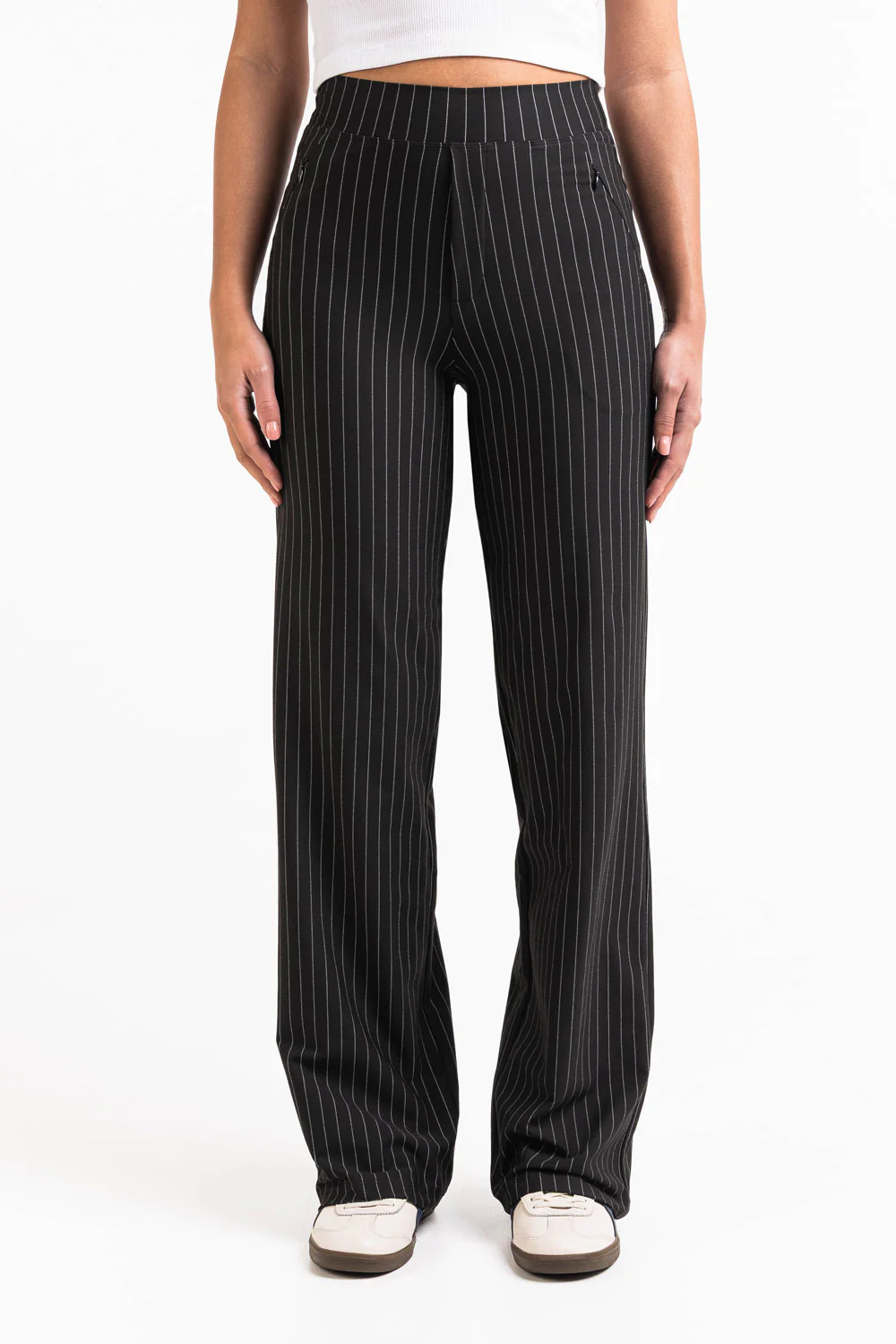 Holly 01High ActiveFlex Rette Bukser - Black Striped - Image 4