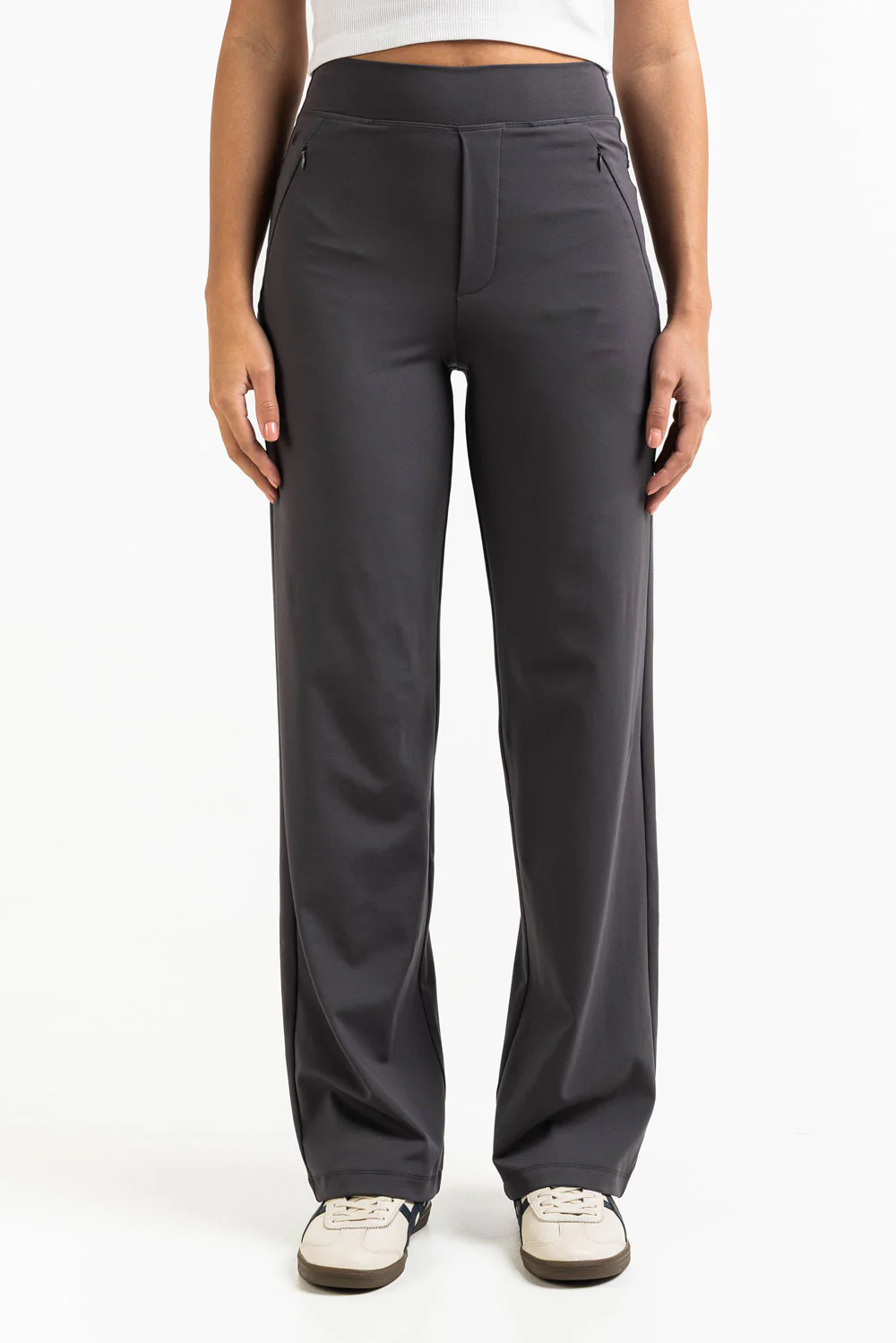 Holly 01High ActiveFlex Rette Bukser - Dark Grey - Image 4