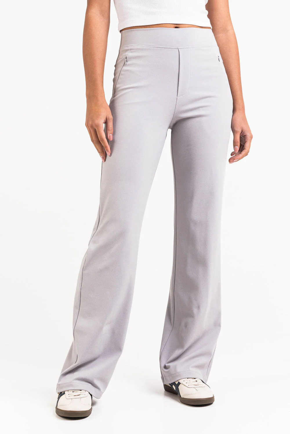 Holly 01High ActiveFlex Rette Bukser - Light Grey - Image 5