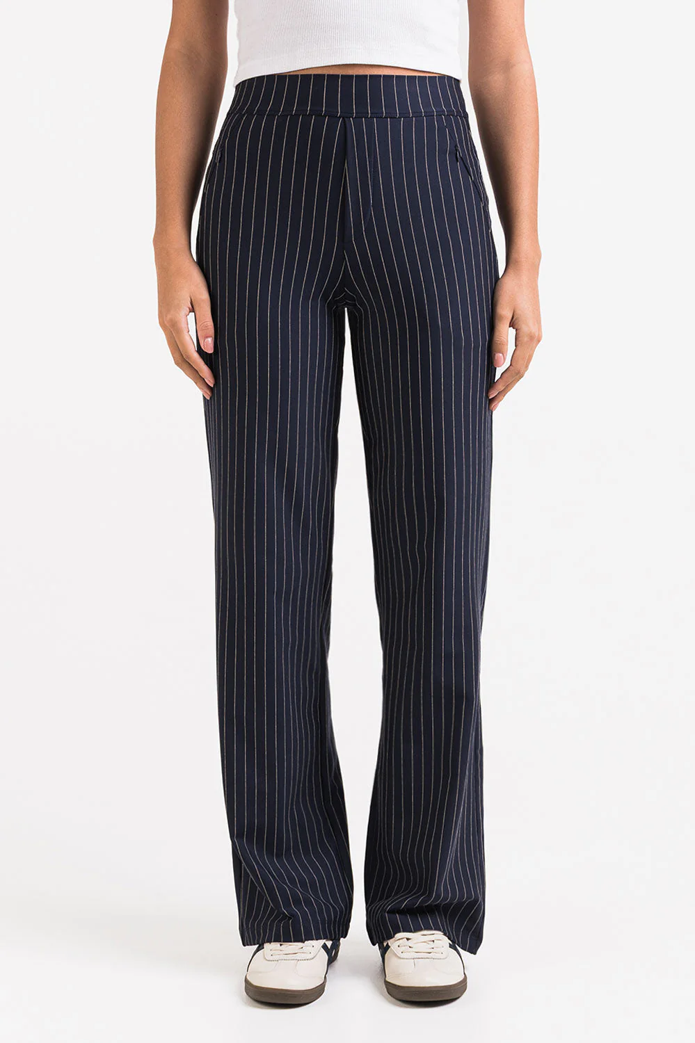 Holly 01High ActiveFlex Rette Bukser - Navy Striped