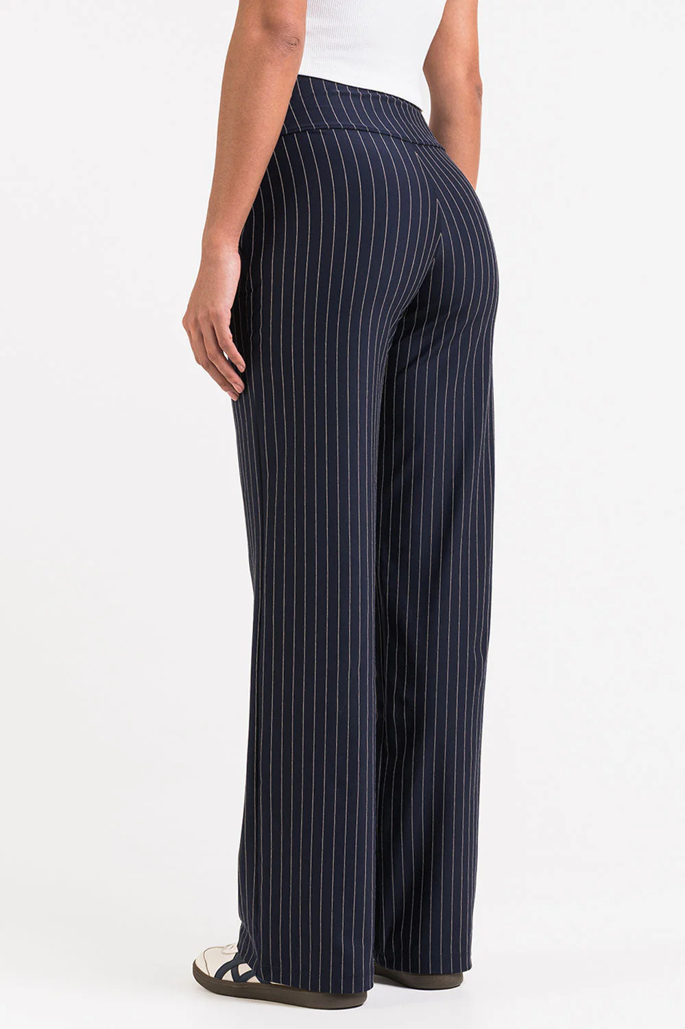 Holly 01High ActiveFlex Rette Bukser - Navy Striped - Image 2