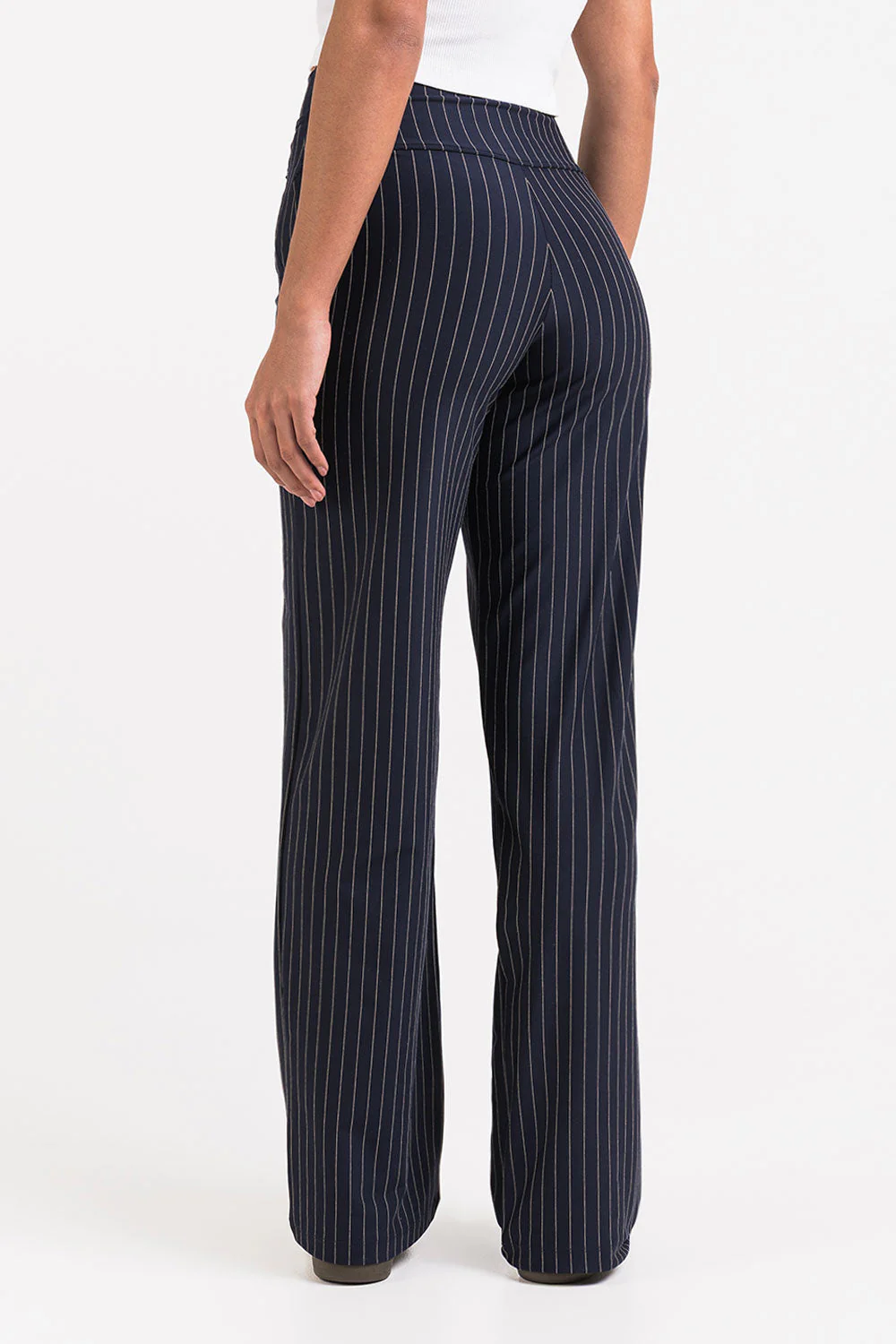 Holly 01High ActiveFlex Rette Bukser - Navy Striped - Image 4