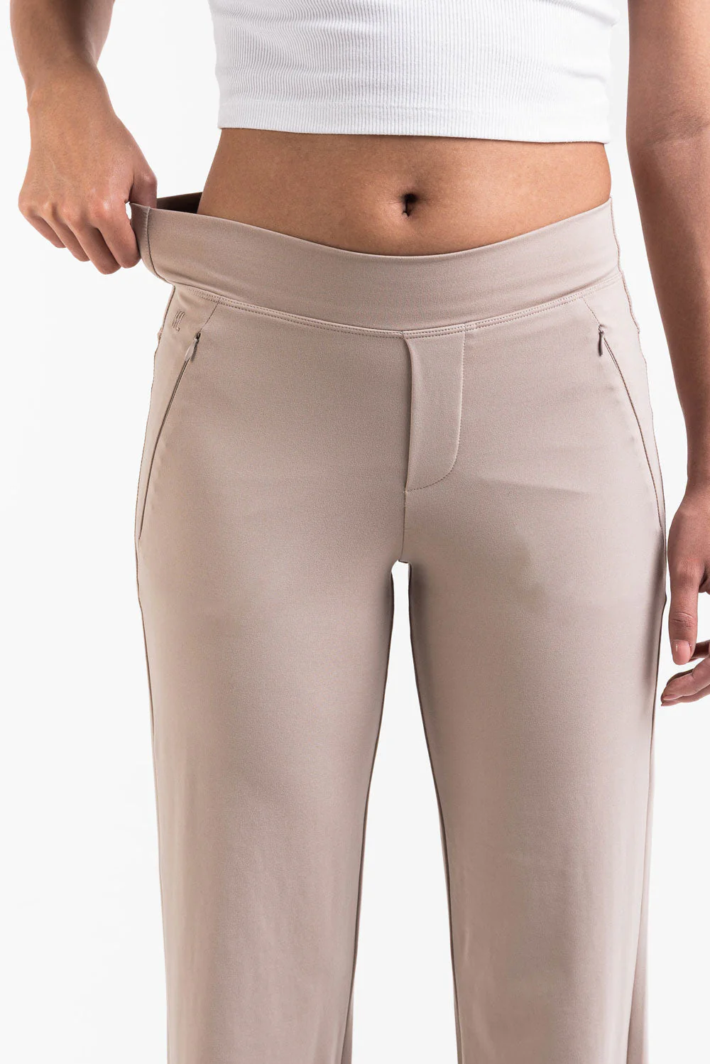 Holly 01Mid ActiveFlex Rette Bukser - Beige - Image 3