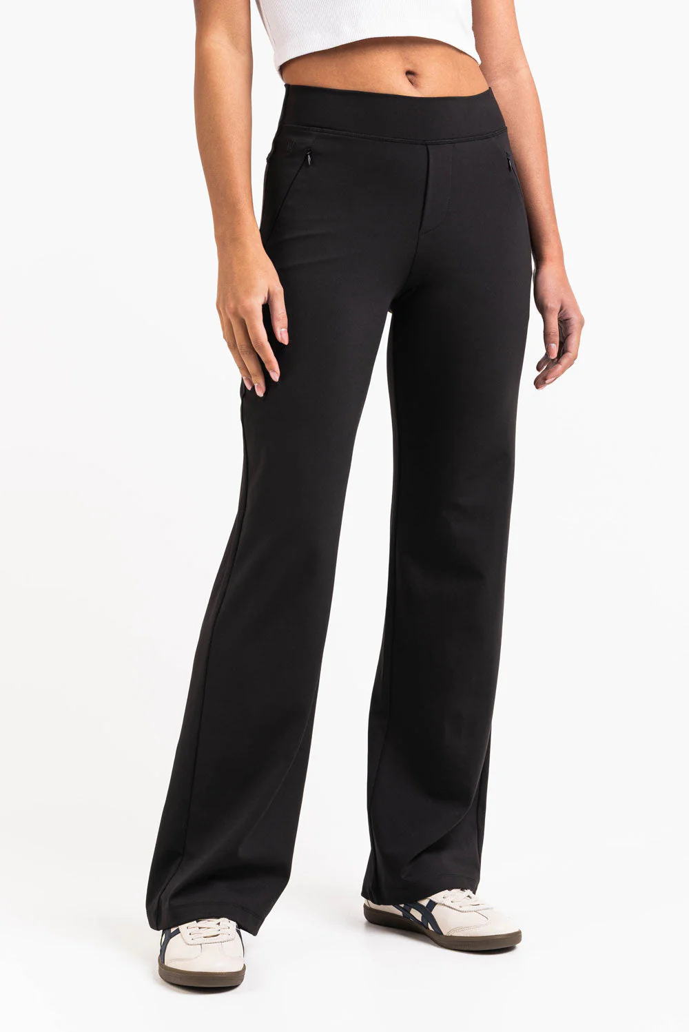 Holly 01Mid ActiveFlex Rette Bukser - Black - Image 4