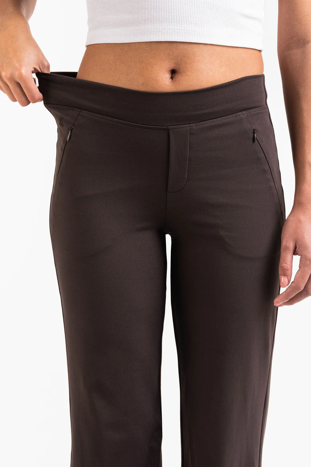 Holly 01Mid ActiveFlex Rette Bukser - Brown - Image 3