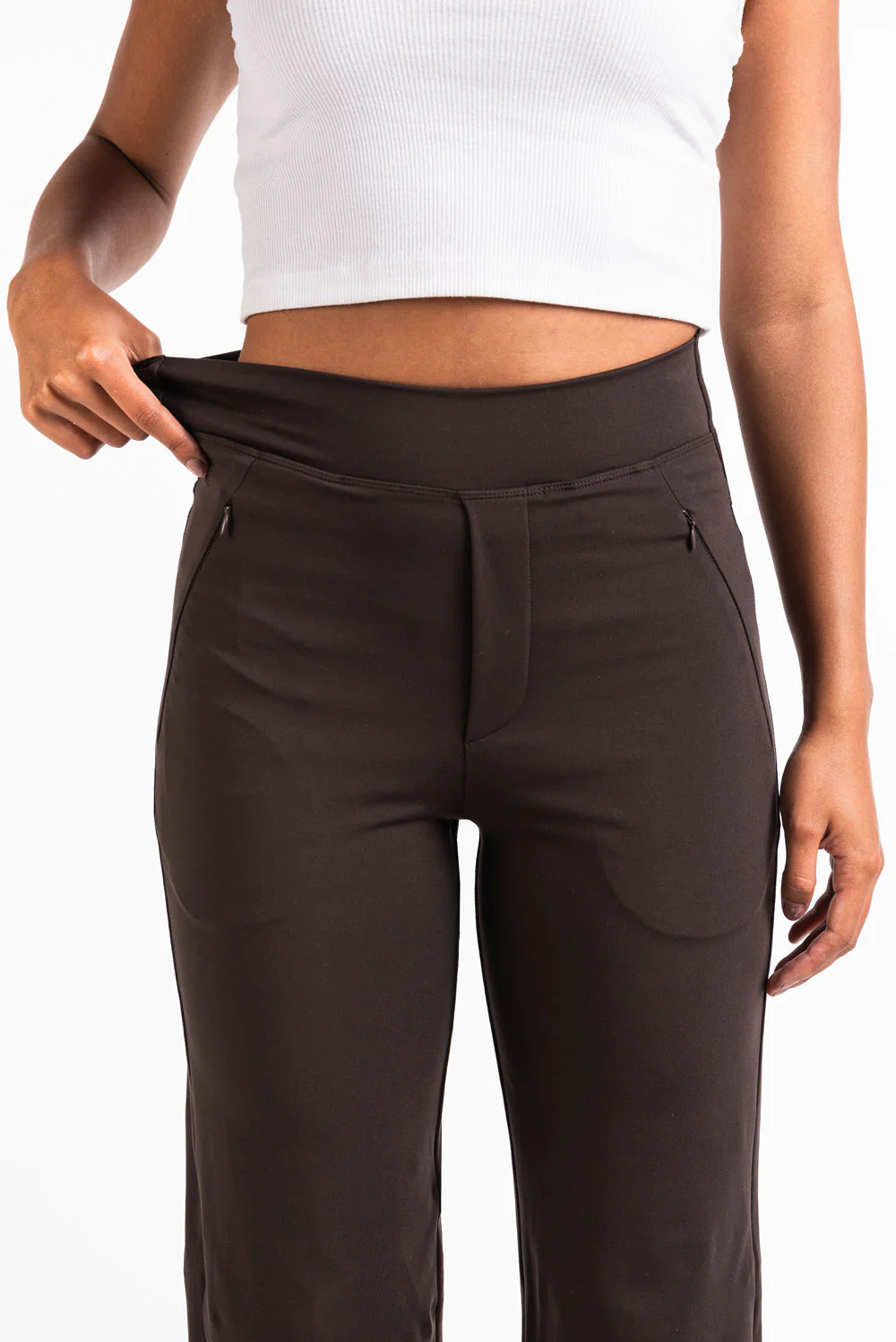 Holly 03High ActiveFlex Rette Bukser - Brown - Image 3