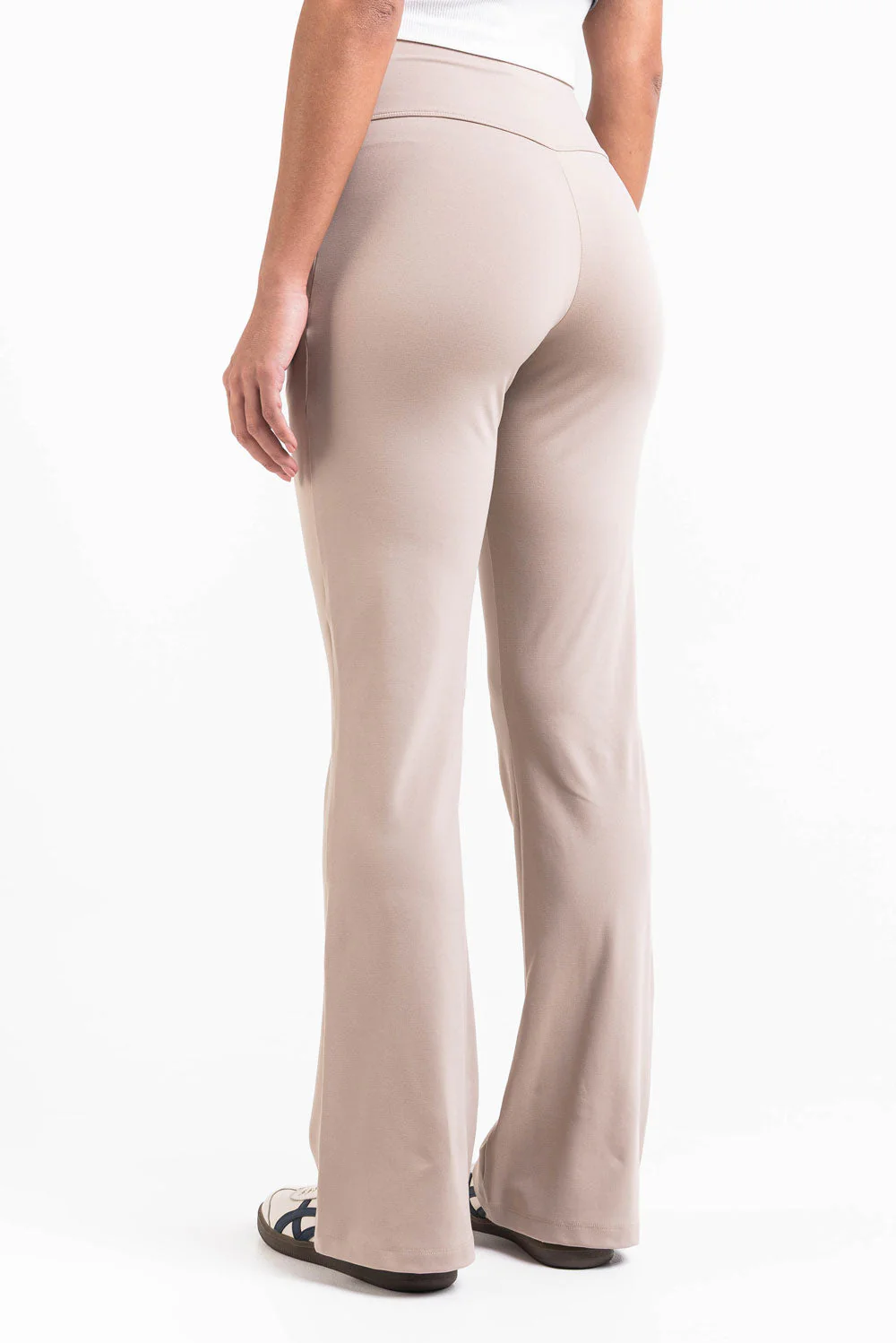 Holly 04High ActiveFlex Bootcut Bukser - Beige - Image 3