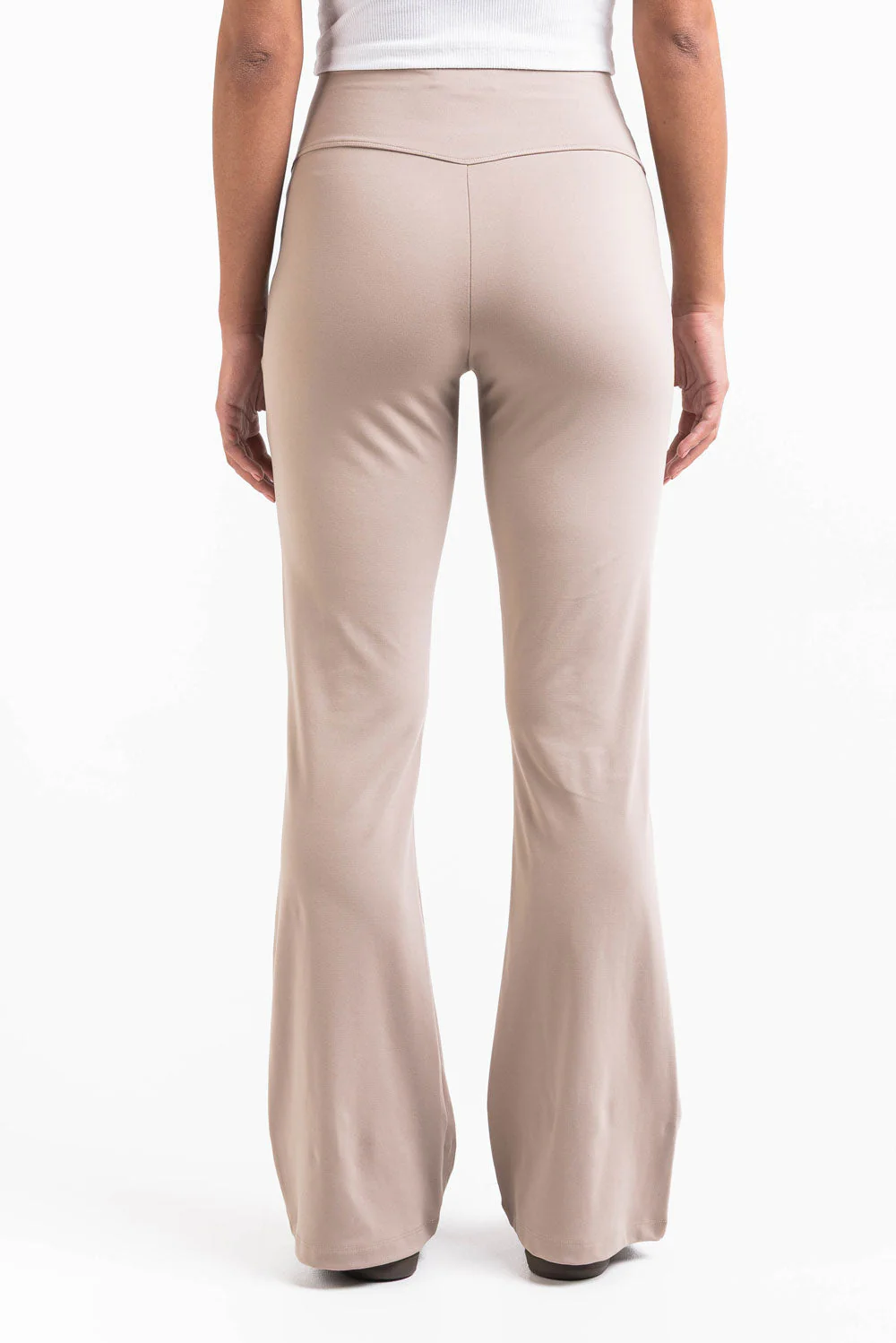 Holly 04High ActiveFlex Bootcut Bukser - Beige - Image 7