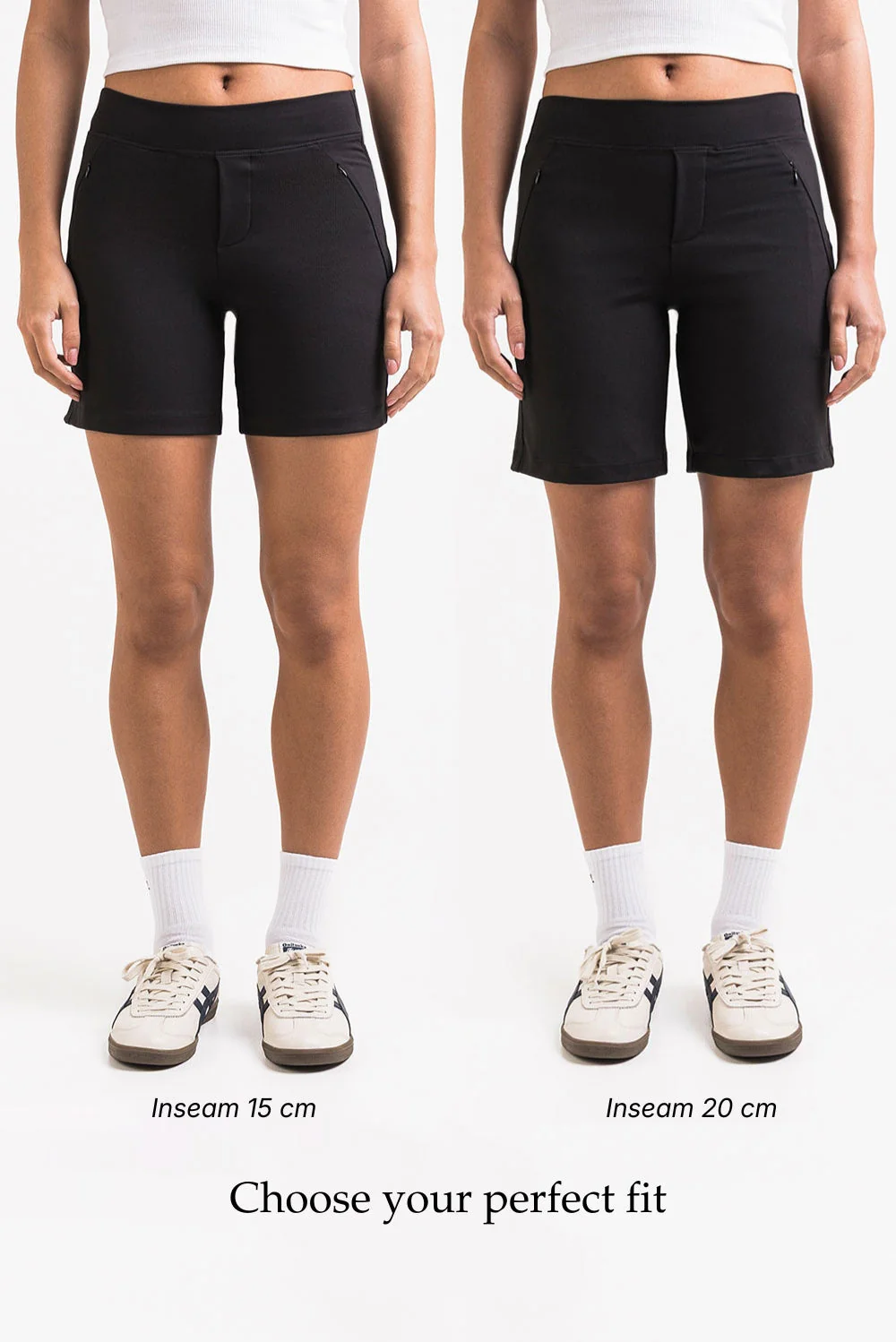 Holly 09Mid 15cm ActiveFlex Shorts - Black - Image 3