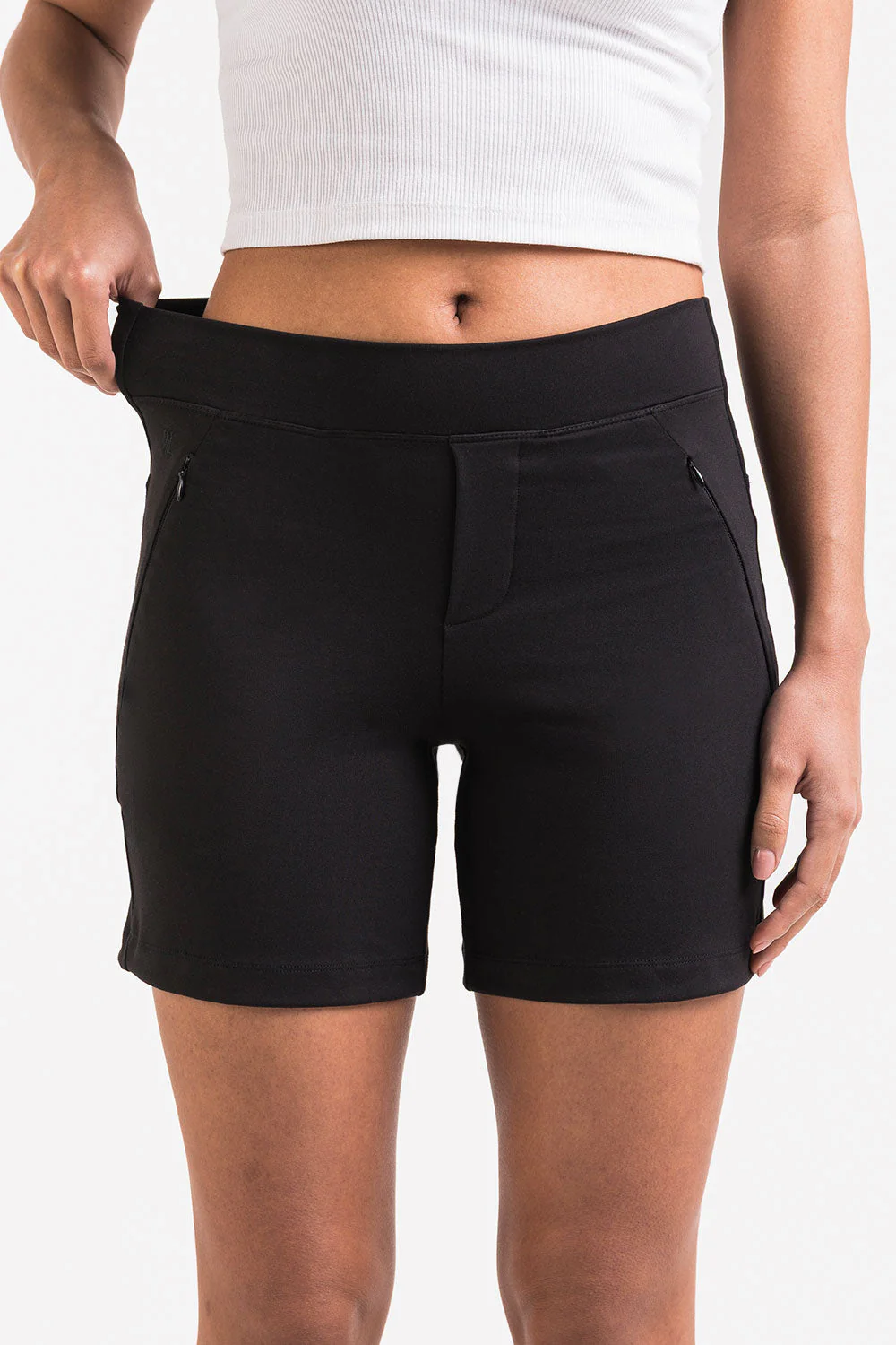 Holly 09Mid 15cm ActiveFlex Shorts - Black - Image 4