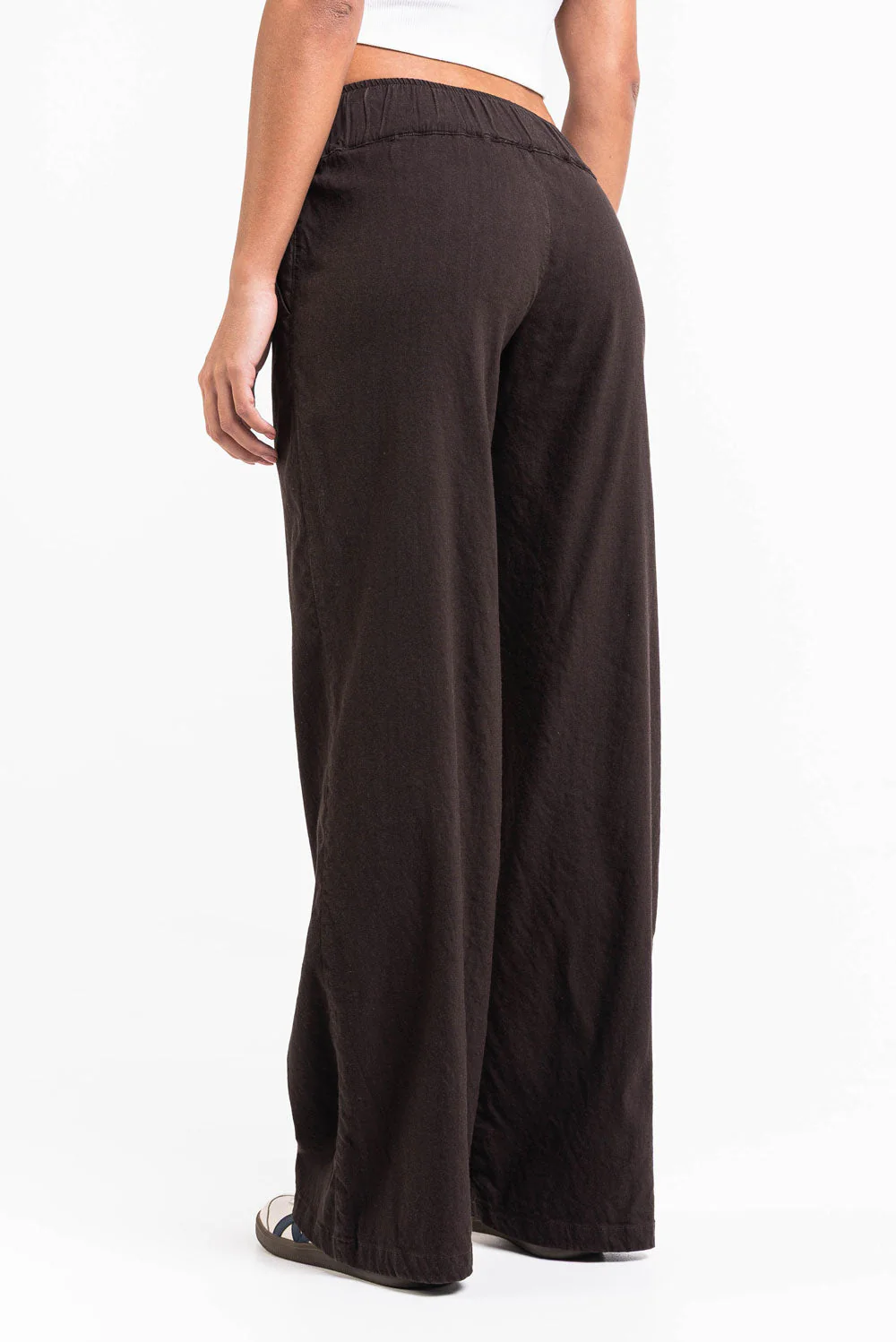 Mabel 03Low LinStretch Rette Linbukser - Brown - Image 3