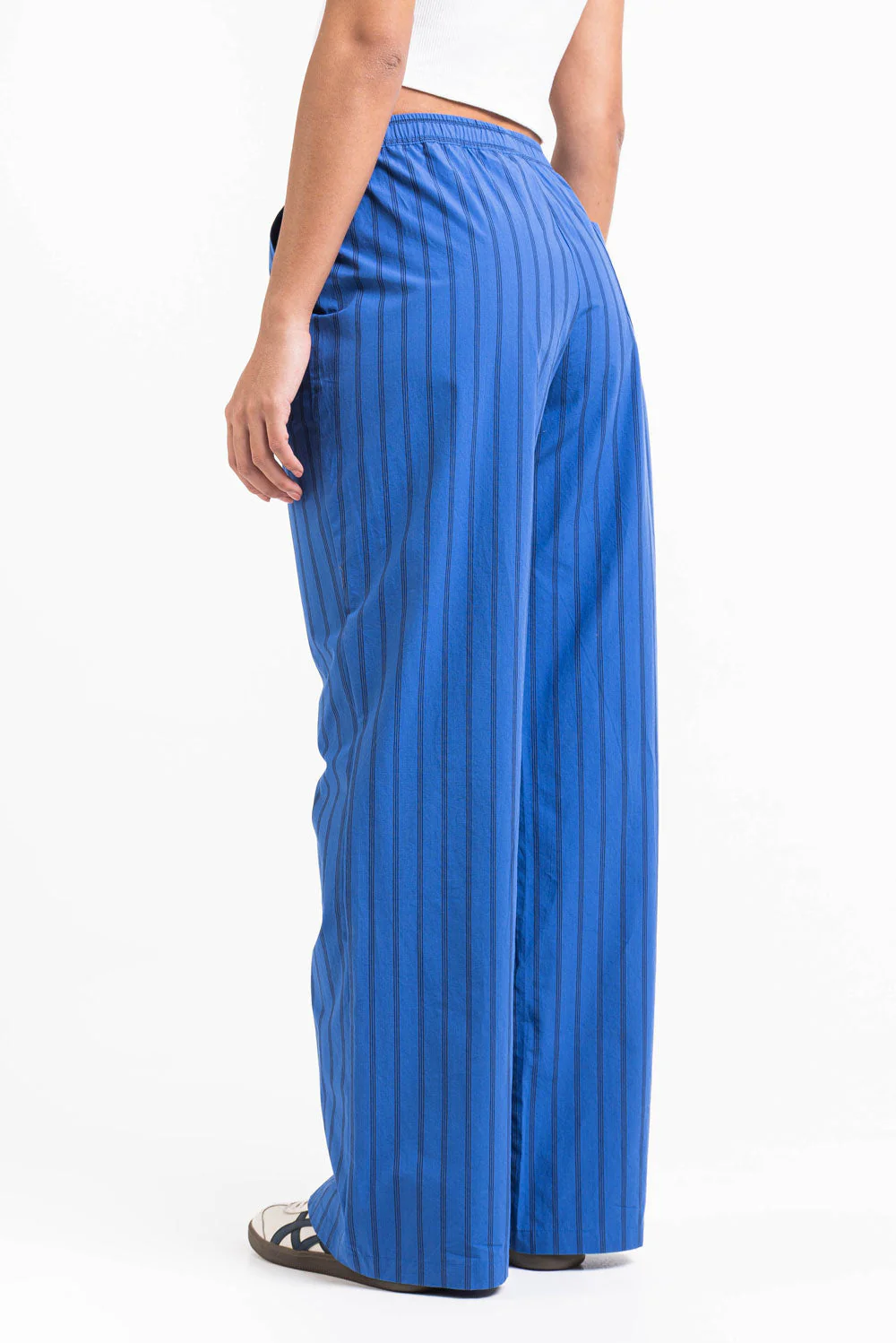 Mandy 01Mid Rette Loungebukser - Royal Striped - Image 3