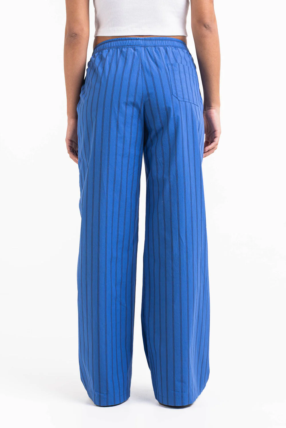Mandy 01Mid Rette Loungebukser - Royal Striped - Image 6