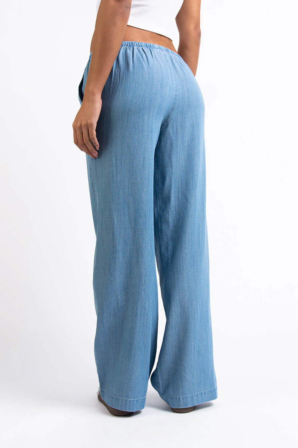 Mel 03Low Rette Loungebukser - Bleach Blue - Image 6