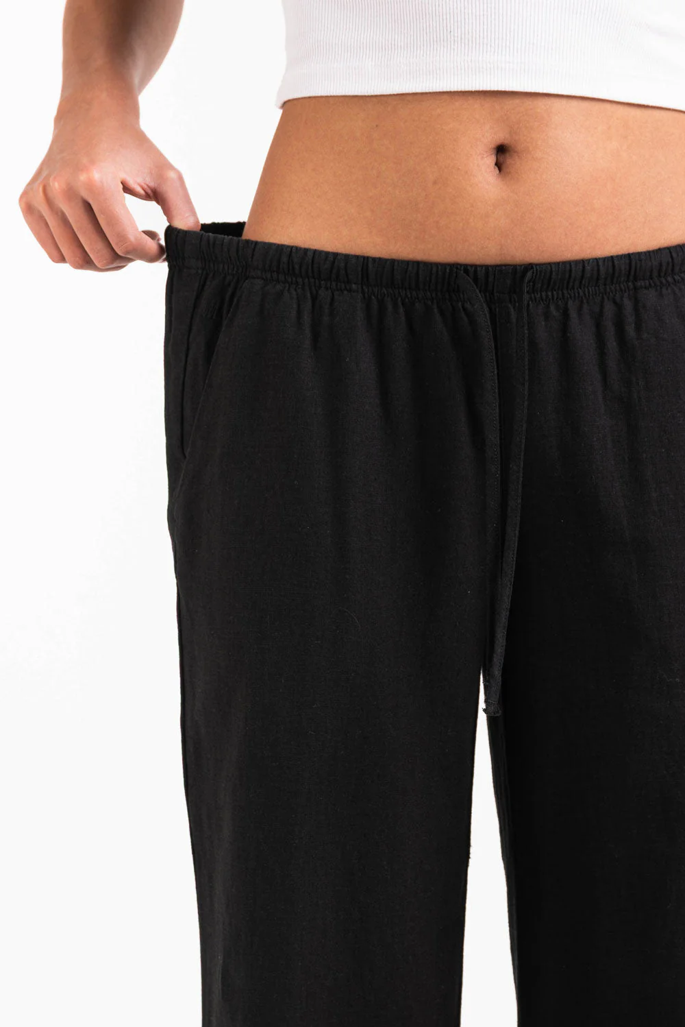Mel 04Low Rette Linbukser - Black - Image 6