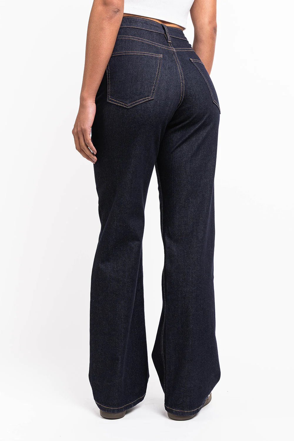 Mikka 01High Straight Jeans - Raw Denim - Image 2