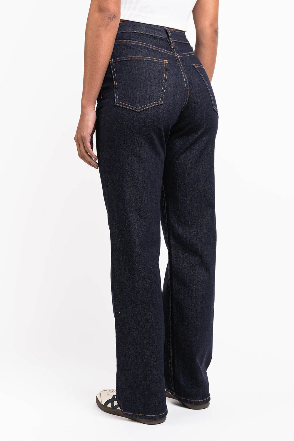 Mikka 01High Straight Jeans - Raw Denim - Image 4