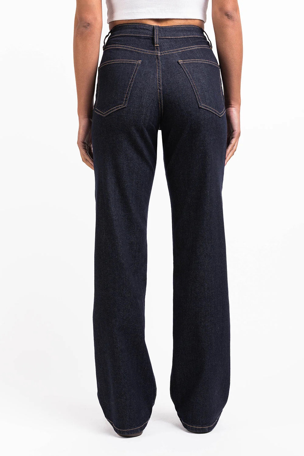 Mikka 01High Straight Jeans - Raw Denim - Image 5