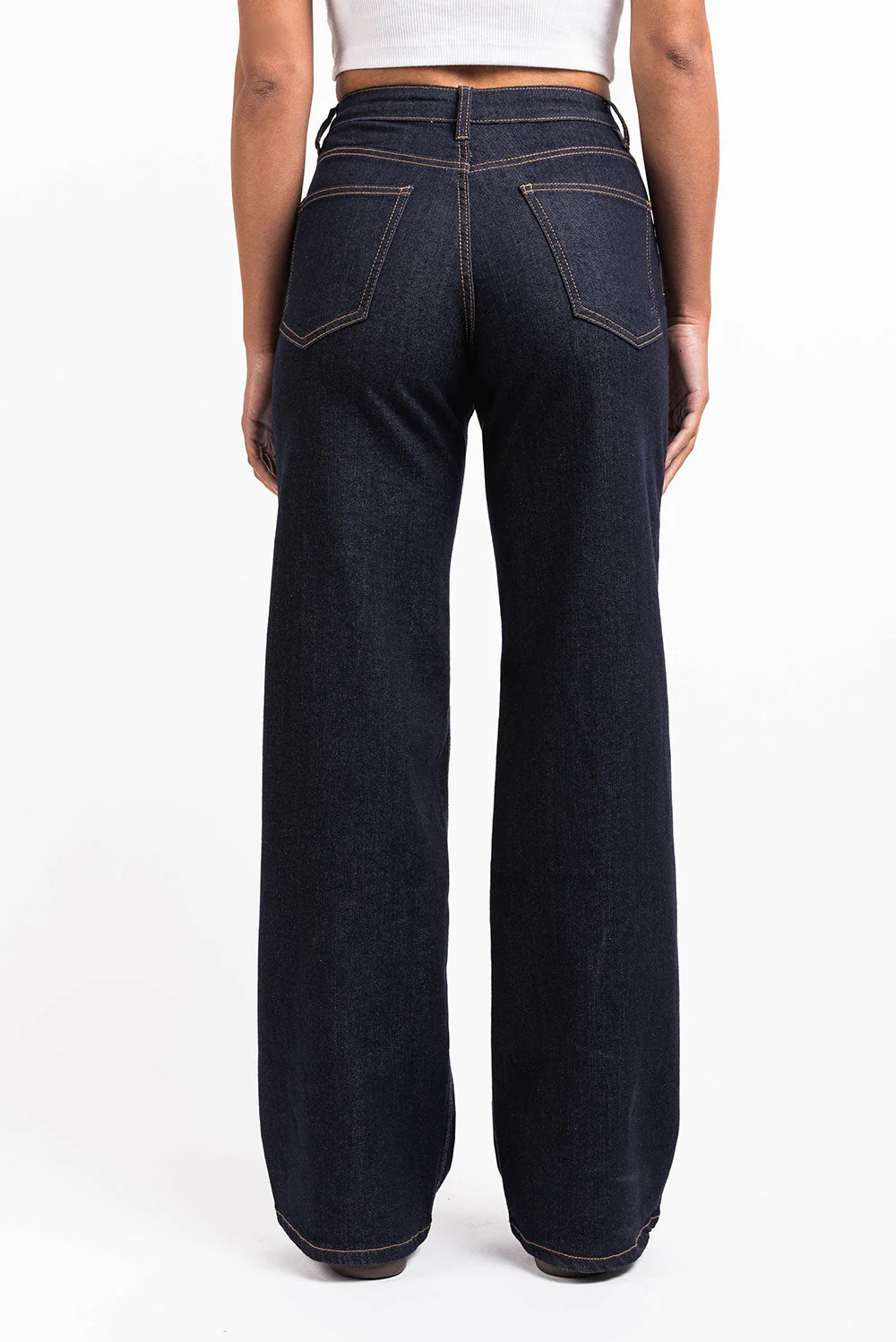 Mikka 03High Wide Jeans - Raw Denim - Image 5