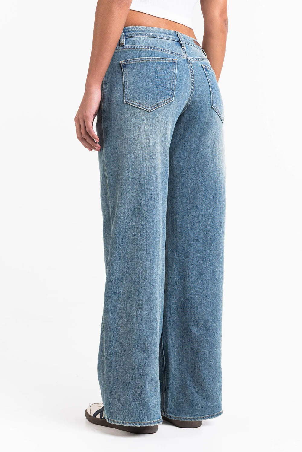 Mikka 03Mid Vide Jeans LightWeight - Antique Blue - Image 2