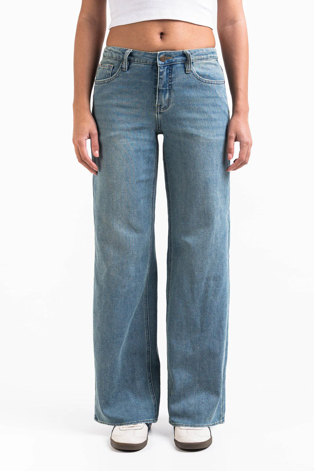 Mikka 03Mid Vide Jeans LightWeight - Antique Blue - Image 4
