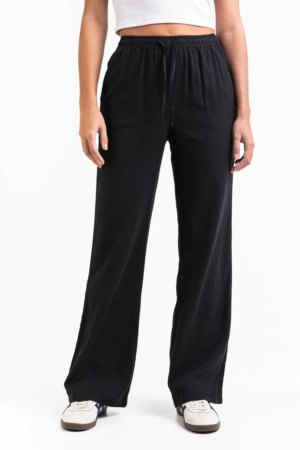 Mila 01High Rette Linbukser - Black